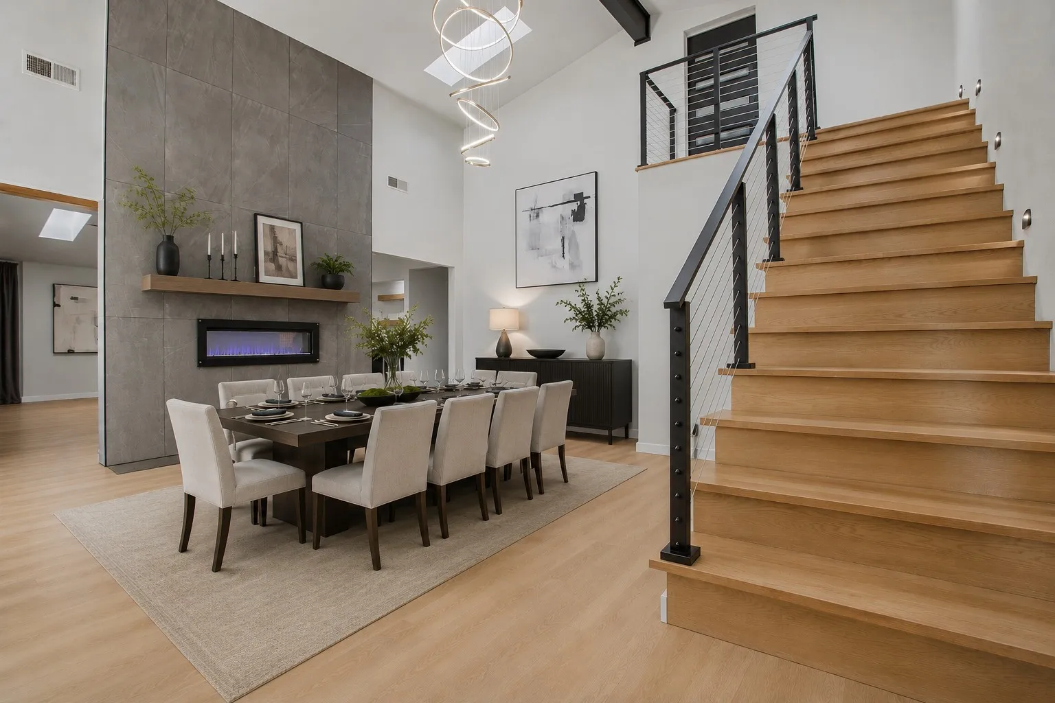Virtually Staged Lots of room to entertain guests