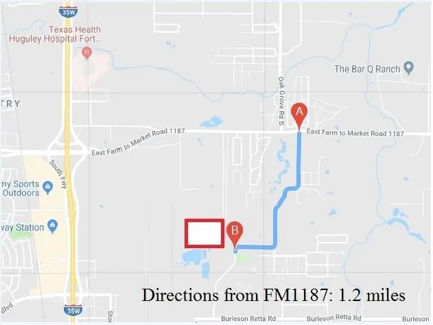 Directions from FM-1187