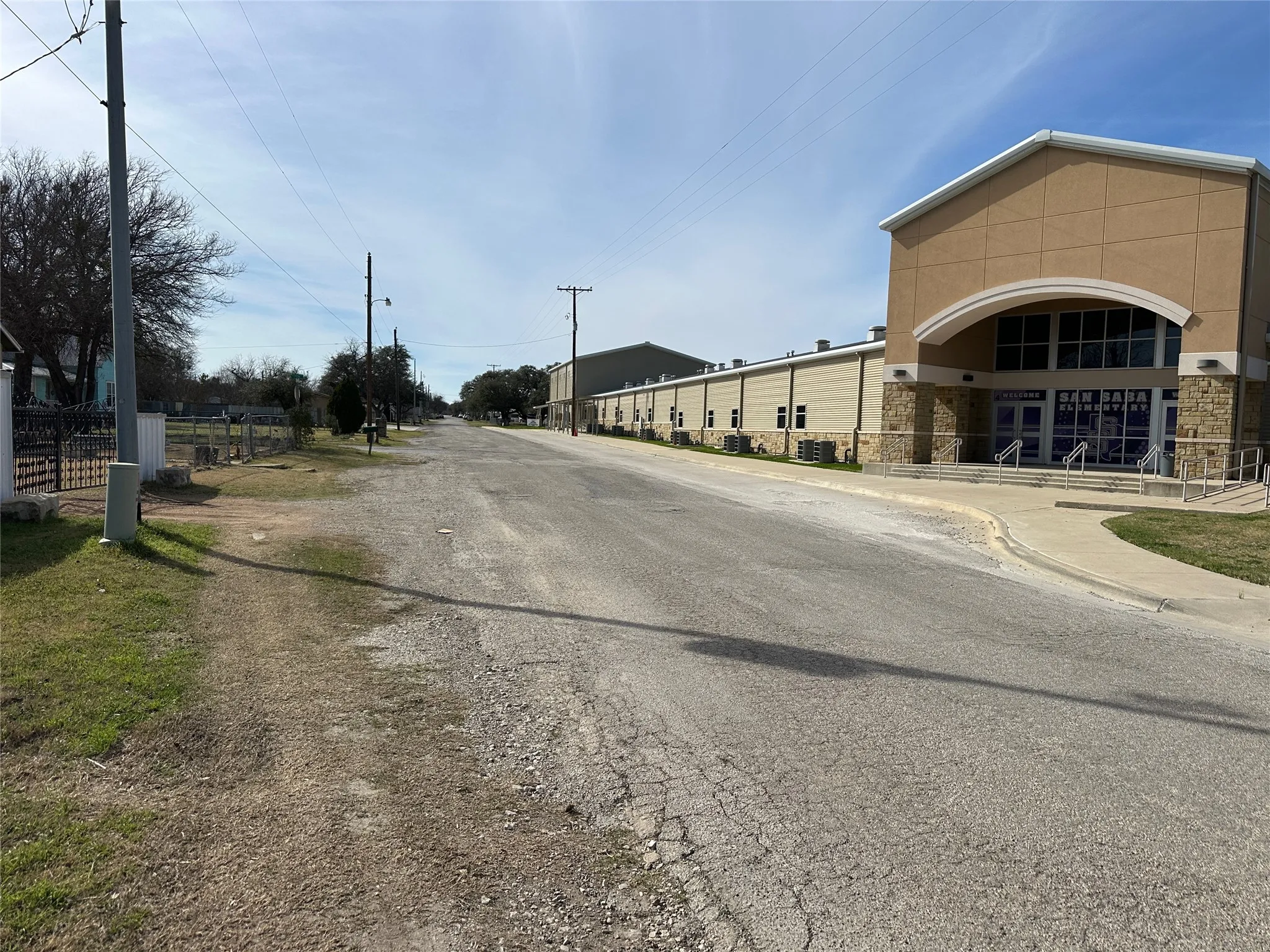 View of asphalt road
