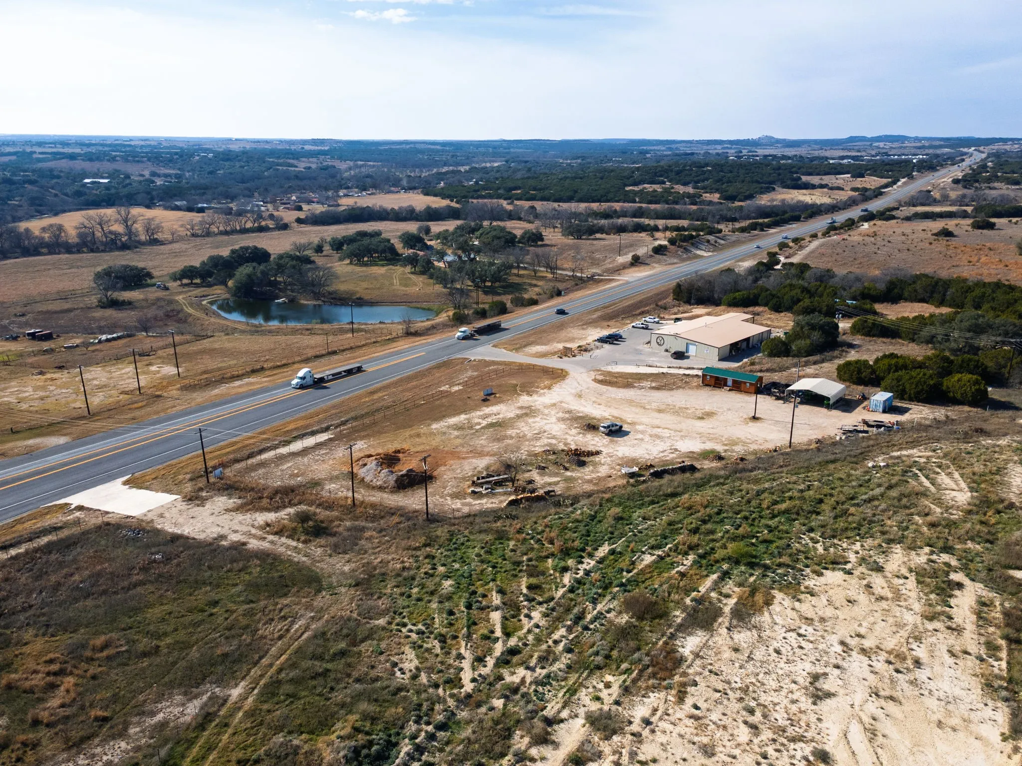 View of rural area featuring a large body of water