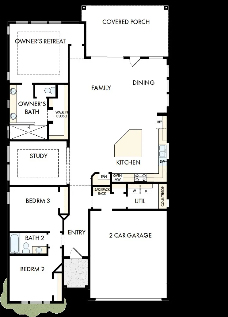 View of home floor plan