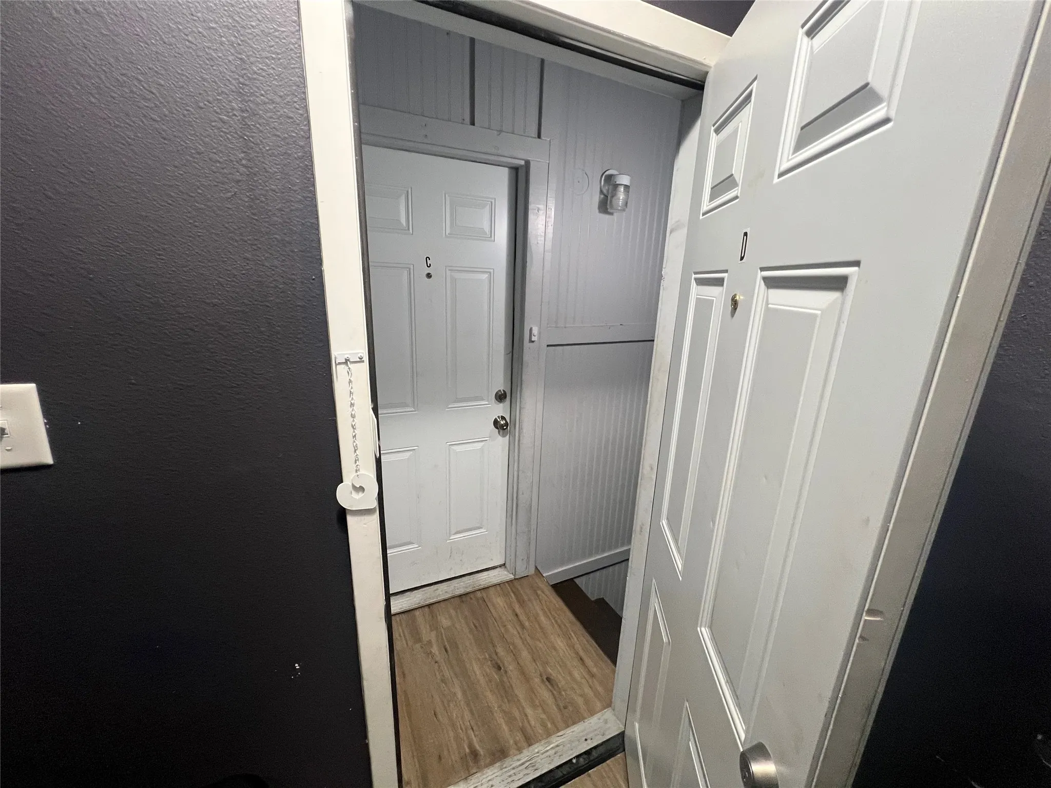 Doorway to property