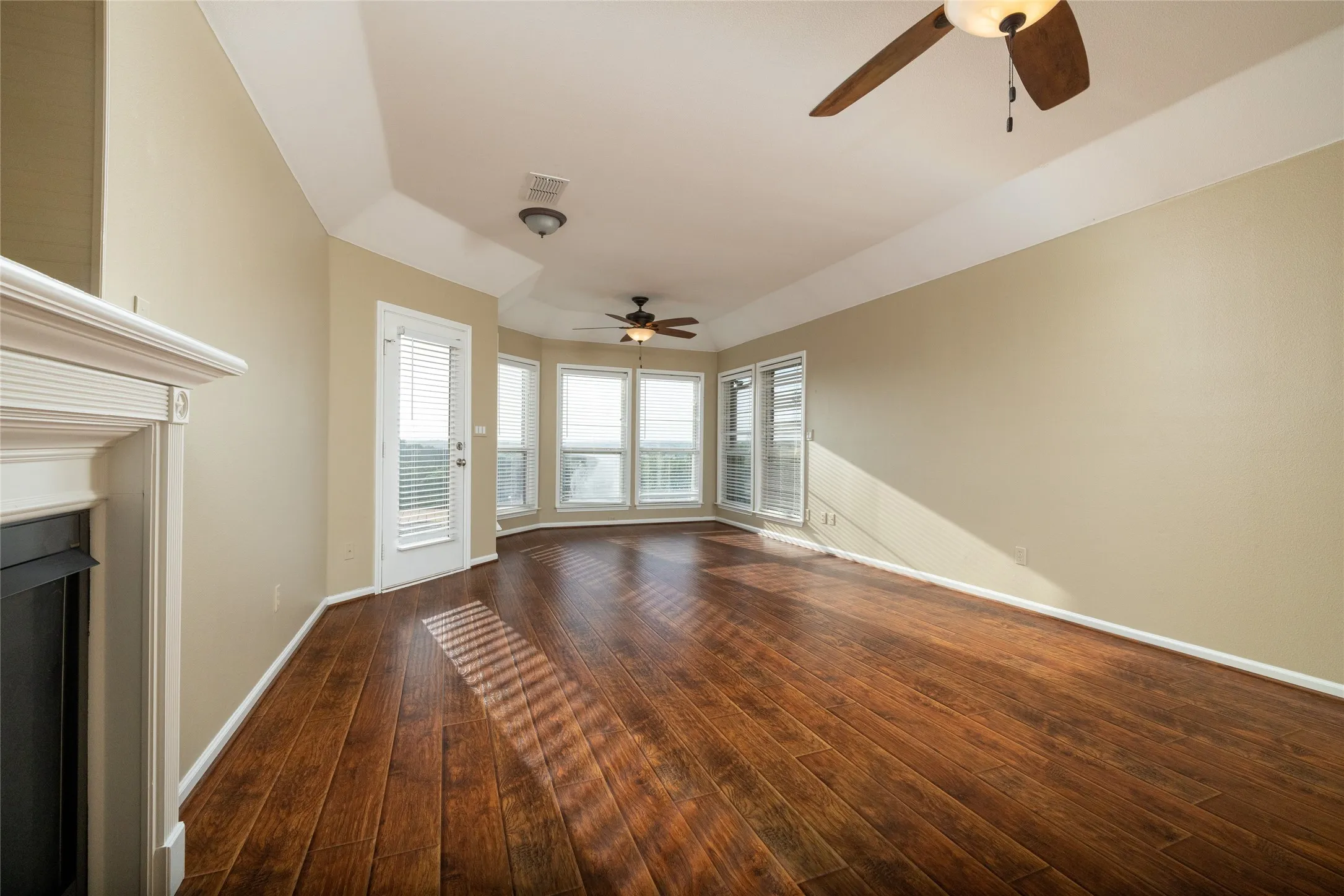 Primary bedroom with sitting area