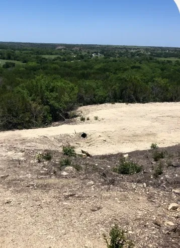 The perfect spot has been cleared for homesite