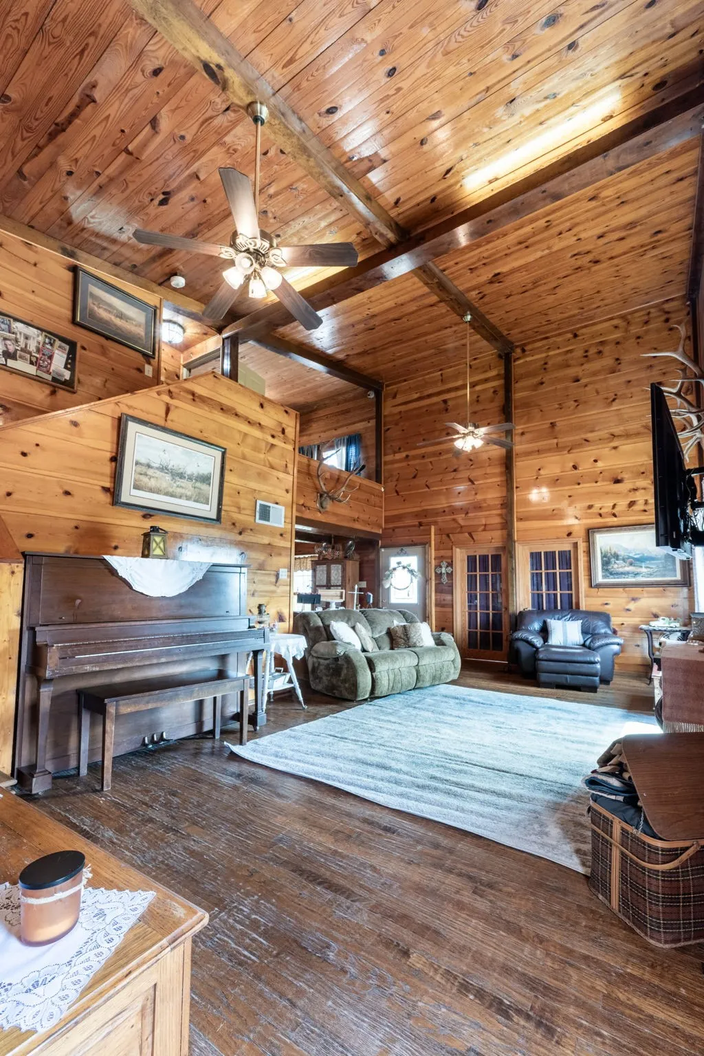 Spacious Family Room and those CEILINGS!