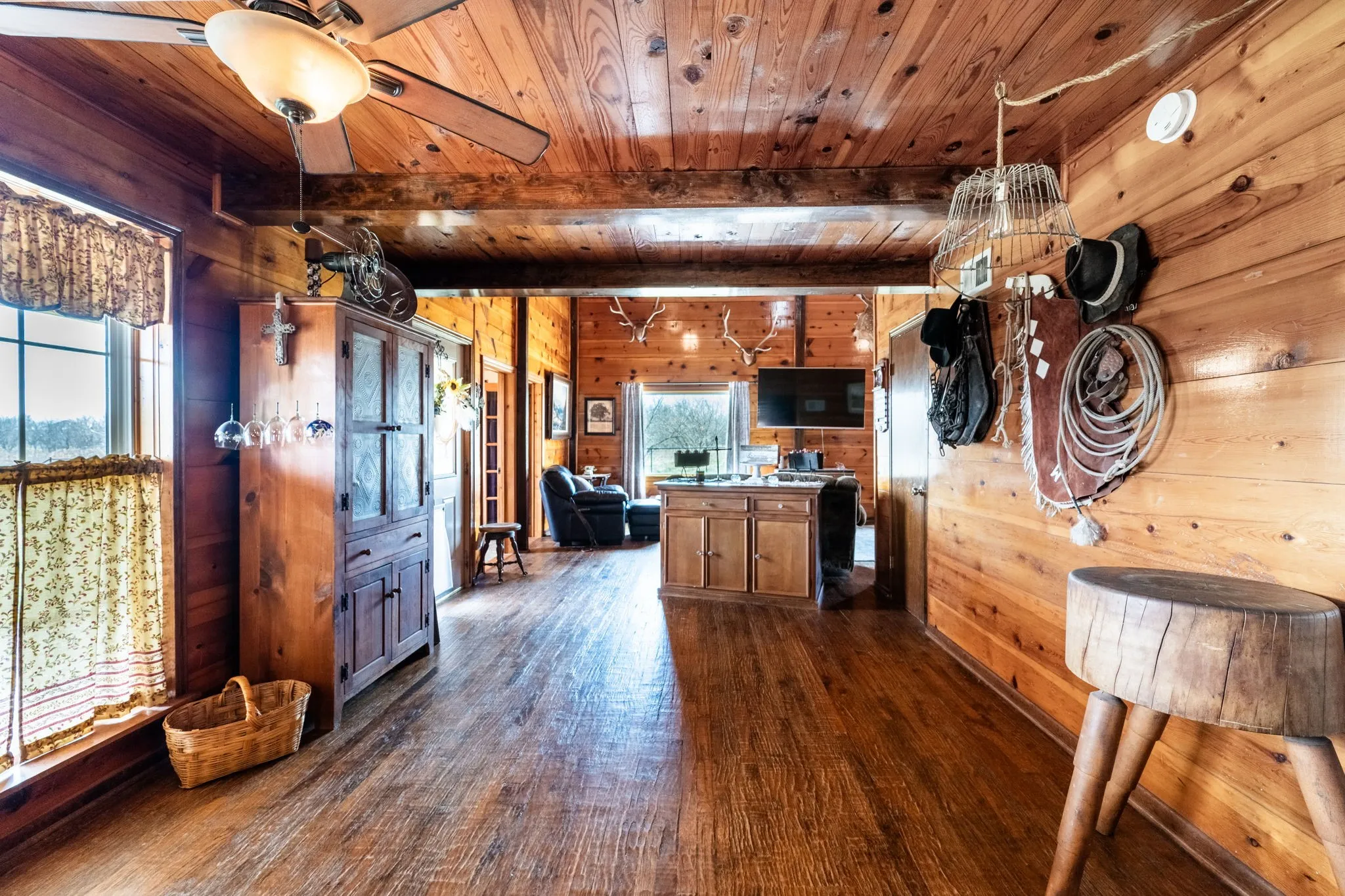 Kitchen overlooking secondary dining and Family Room