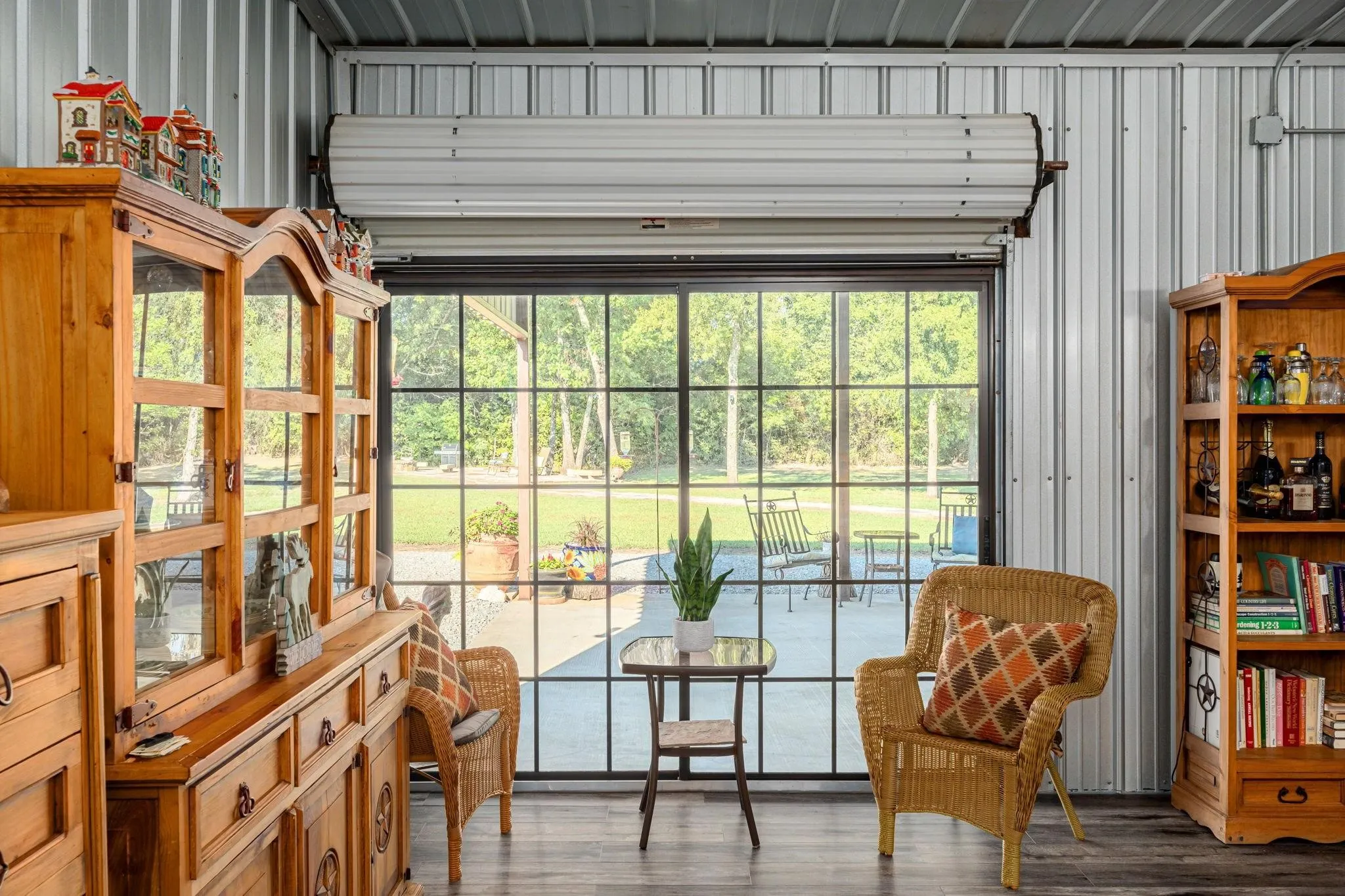 natural sunlight and roll down doors ~ added security
