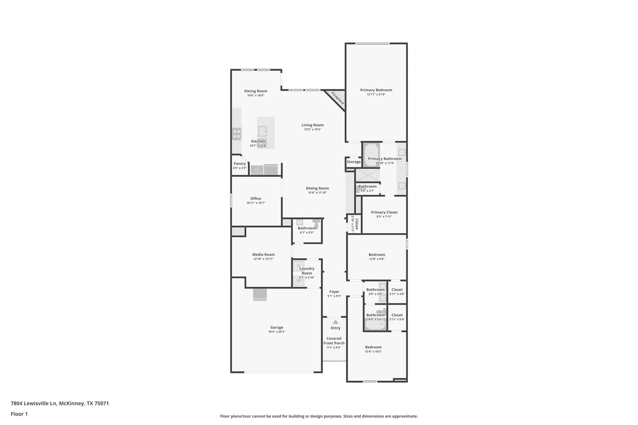 View of room layout