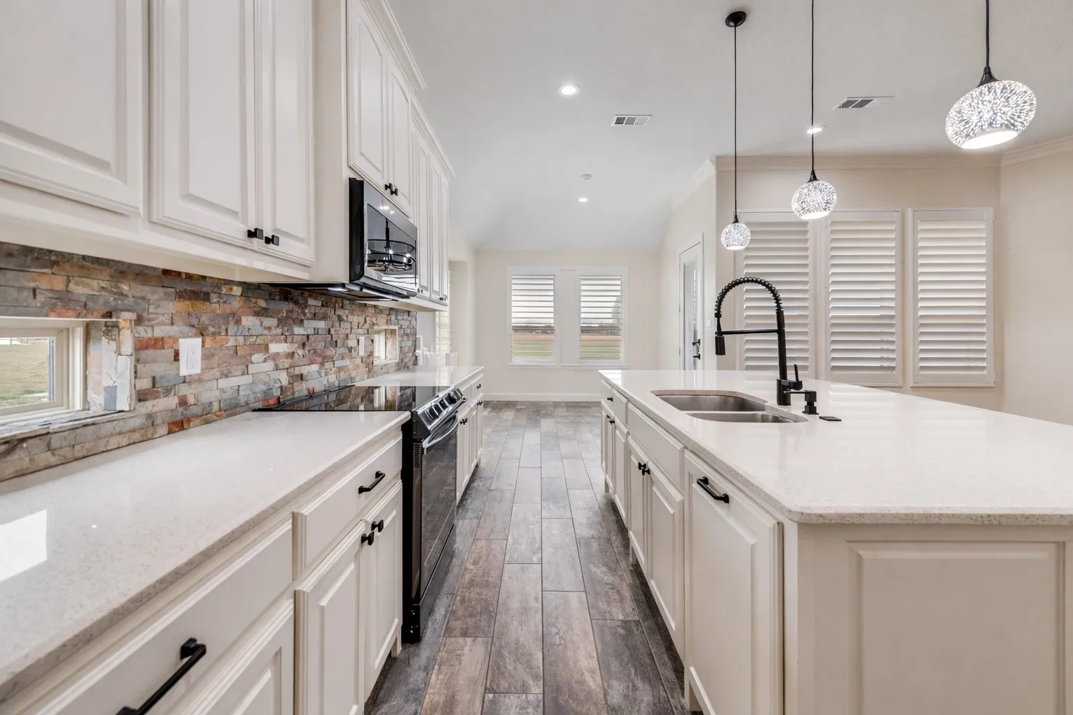 Chef's all white kitchen is ready to level up all of your family meals.