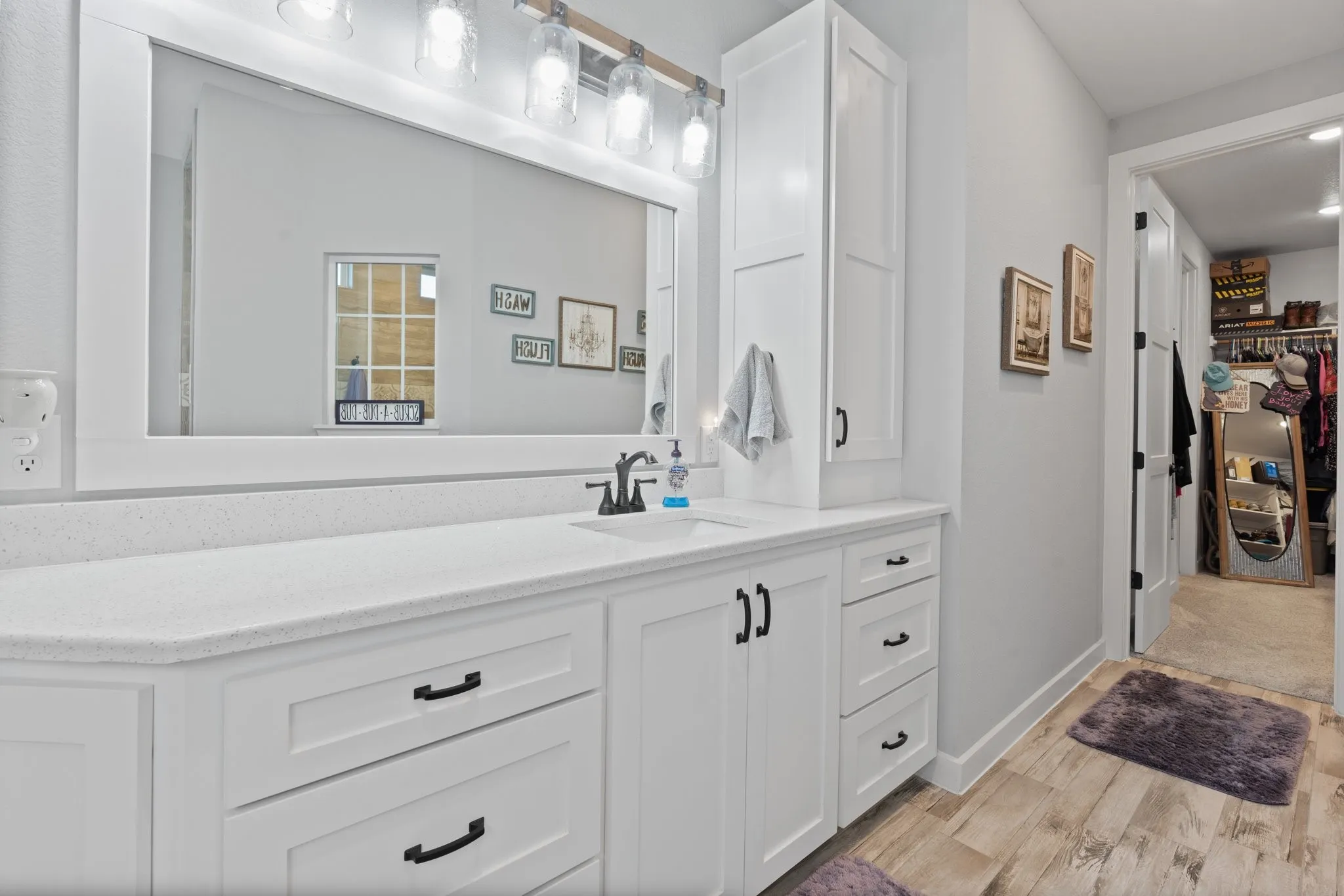 Primary bathroom/double vanity