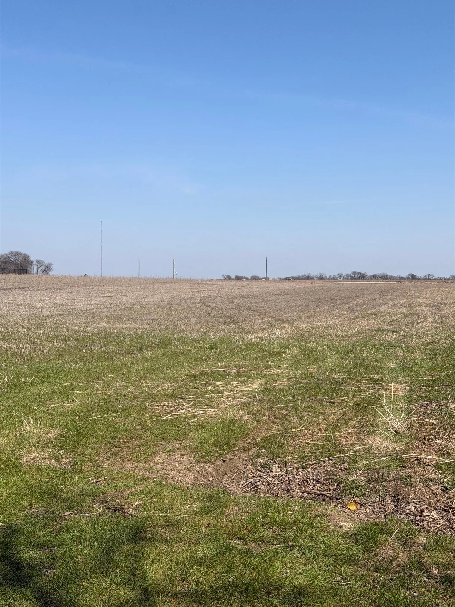 View of yard featuring a view of countryside
