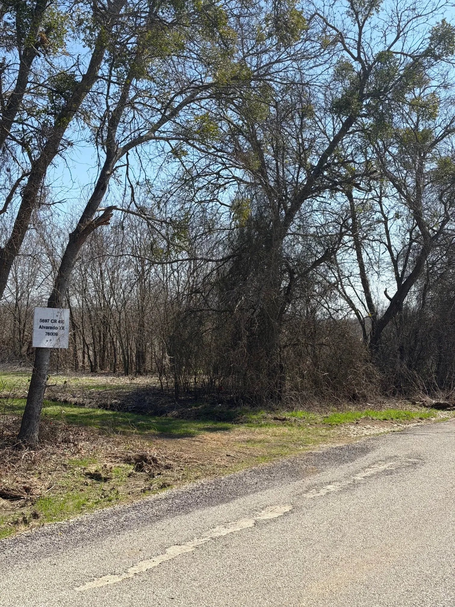 View of asphalt road