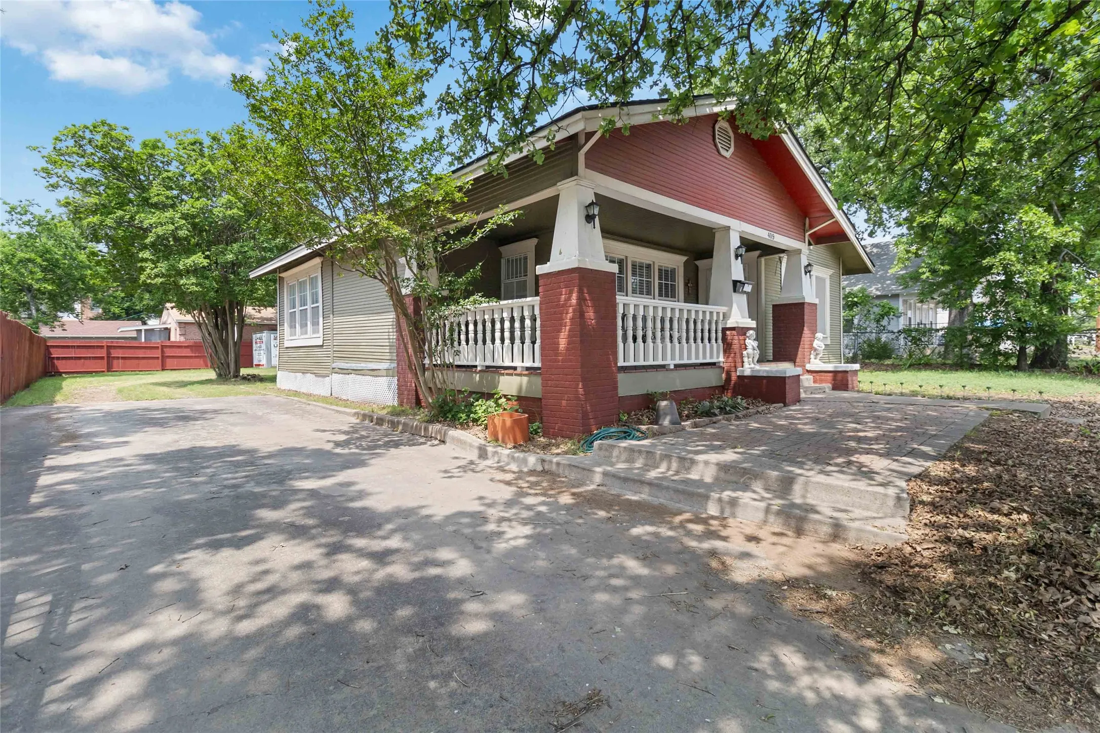 Craftsman inspired home with a porch