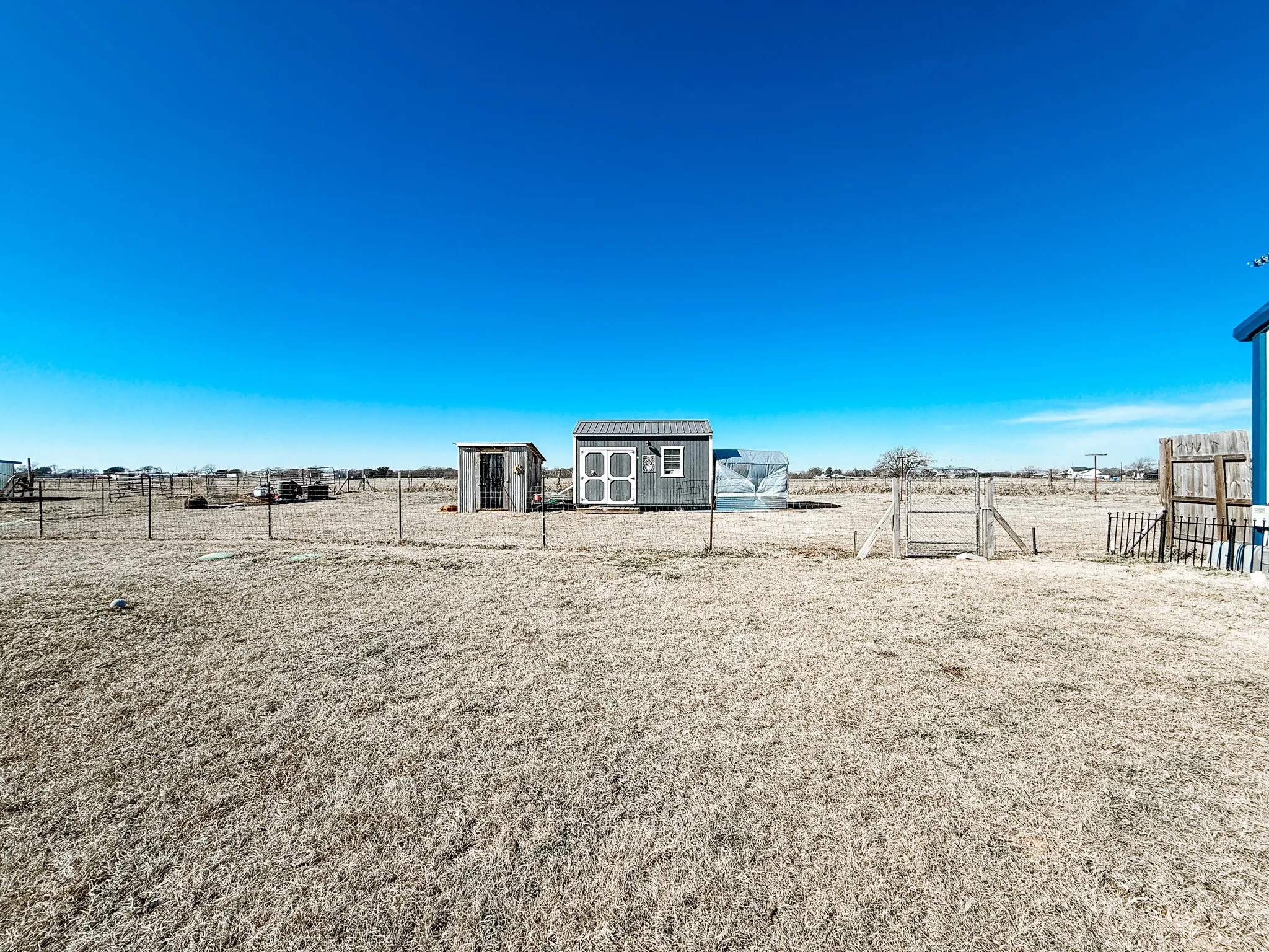 Chicken coop and storage shed