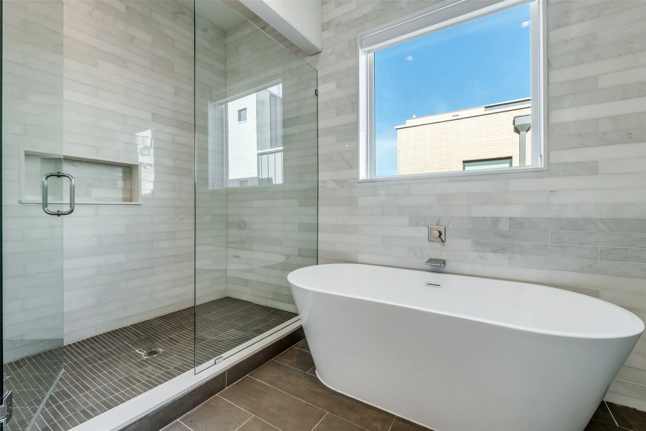 Primary tub and shower