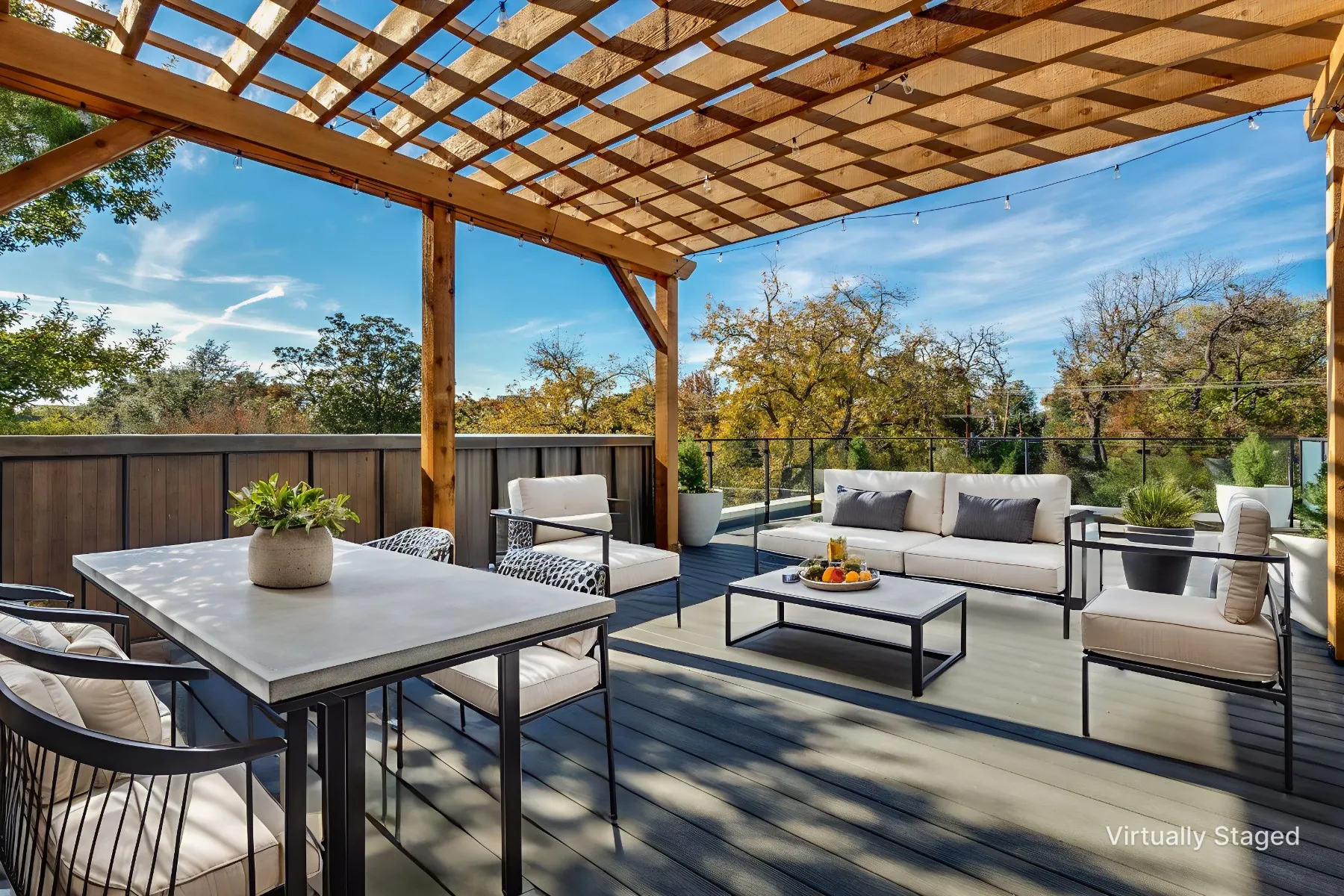 Staged Furniture Rooftop