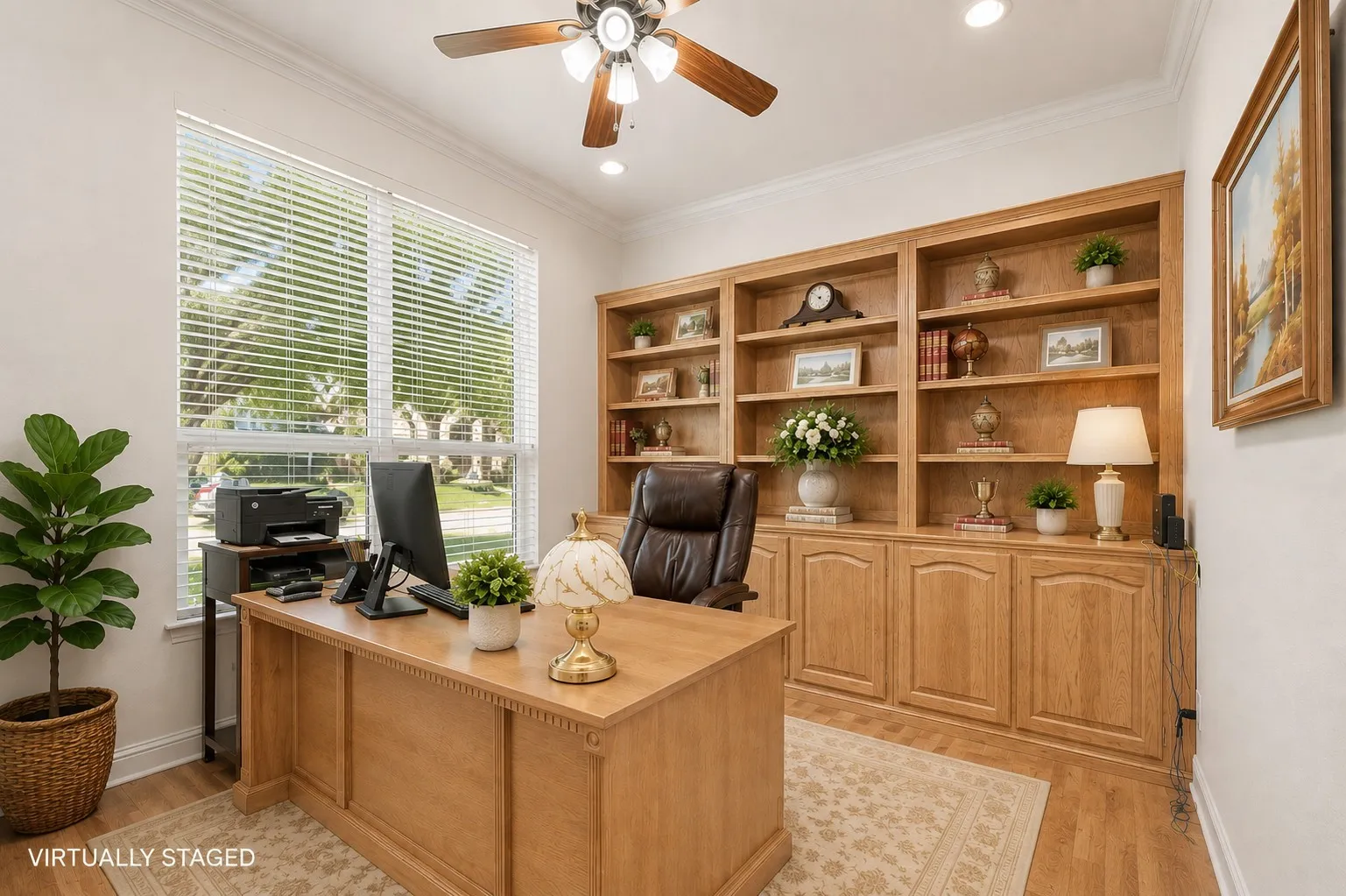 **VIRTUALLY STAGED** office