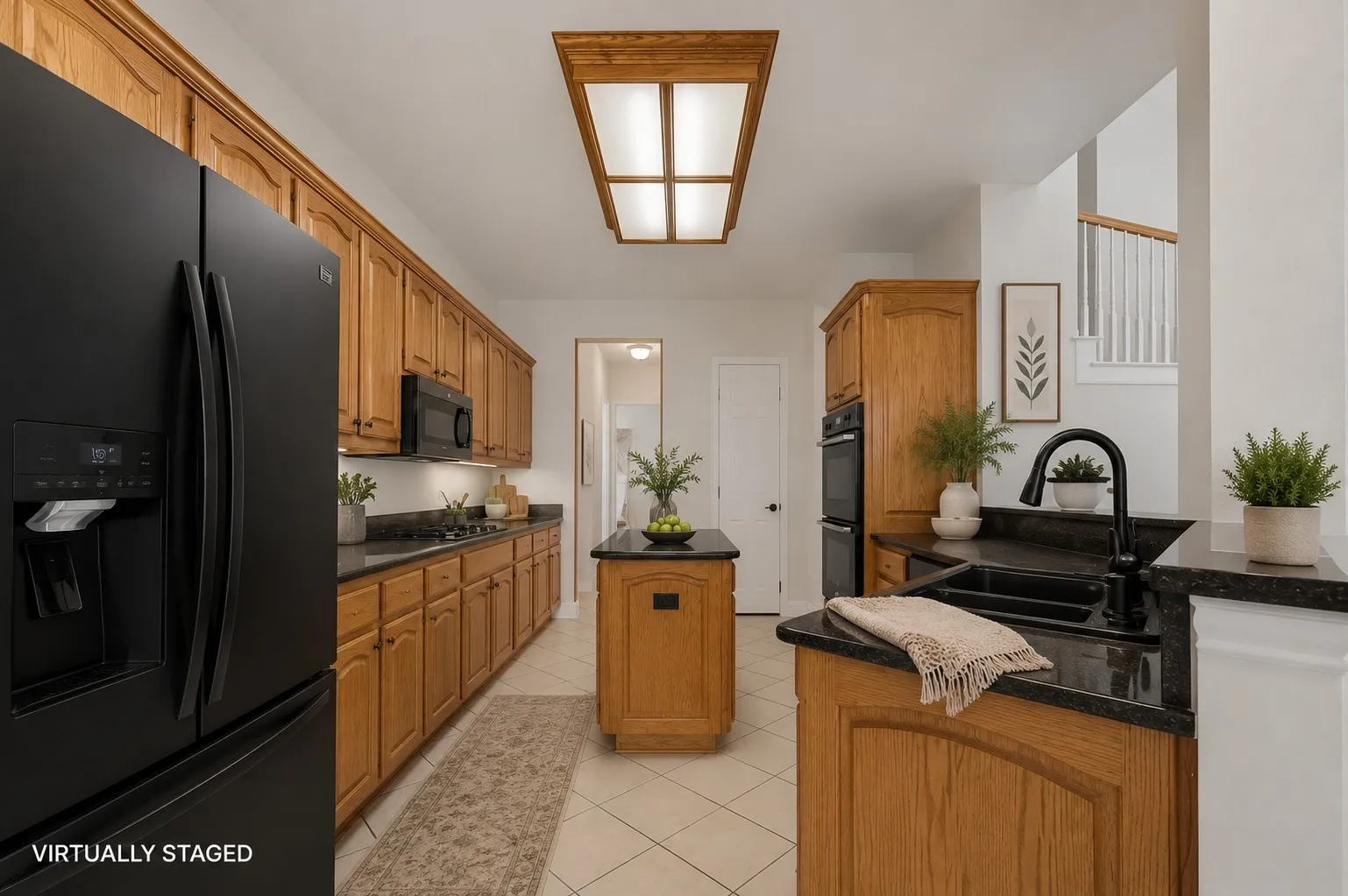 **VIRTUALLY STAGED** kitchen