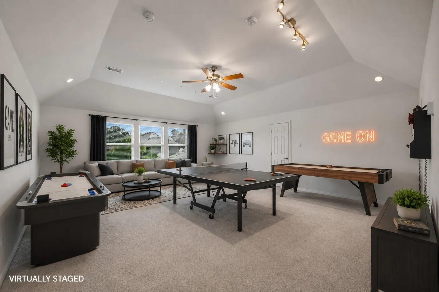 **VIRTUALLY STAGED** gameroom