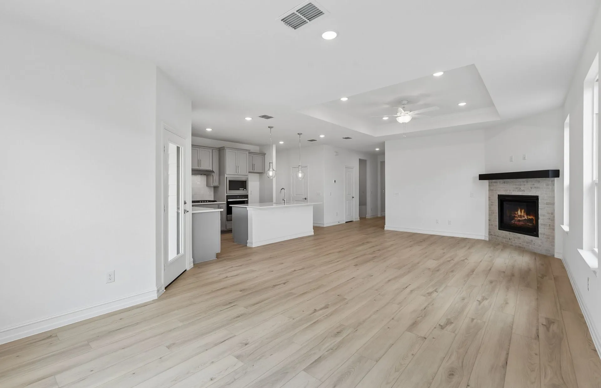 Open concept in main living areas