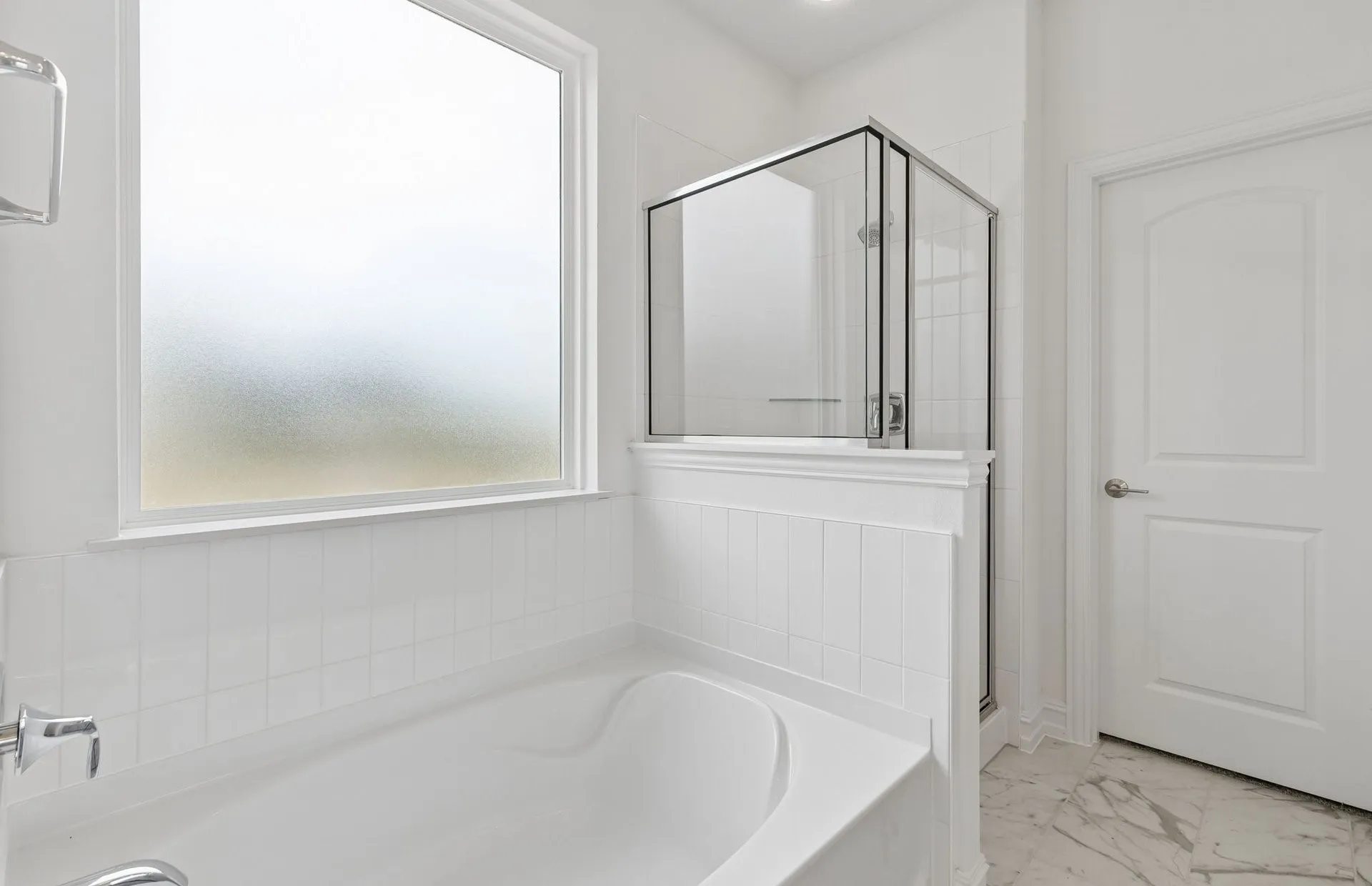 Separate tub and shower in primary bath