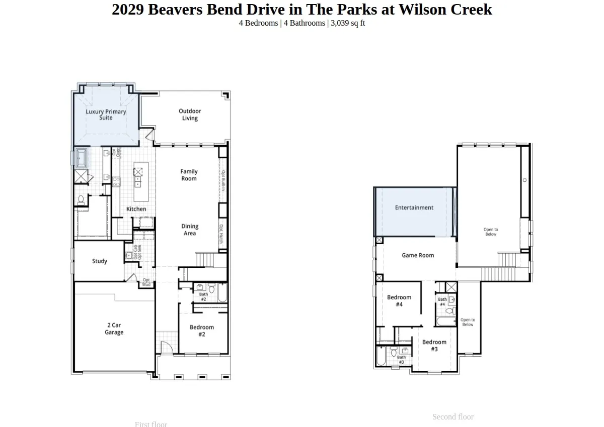 Single Family Residence For Sale in Collin County , 2029 Beavers Bend Drive, Celina, Texas 75009, 4 Bedrooms, 4 Bathrooms, 2 Garage spaces, 3,039 Sqft, built in 2026, Price $652,350, mls#21191856, Real Estate Agent in Celina, Homes For Sale in Collin county, Homes For Sale in Celina, Realtor in Celina Texas, Real Estate Brokerage Independent Realty Texas, Luminita Cordes Realtor