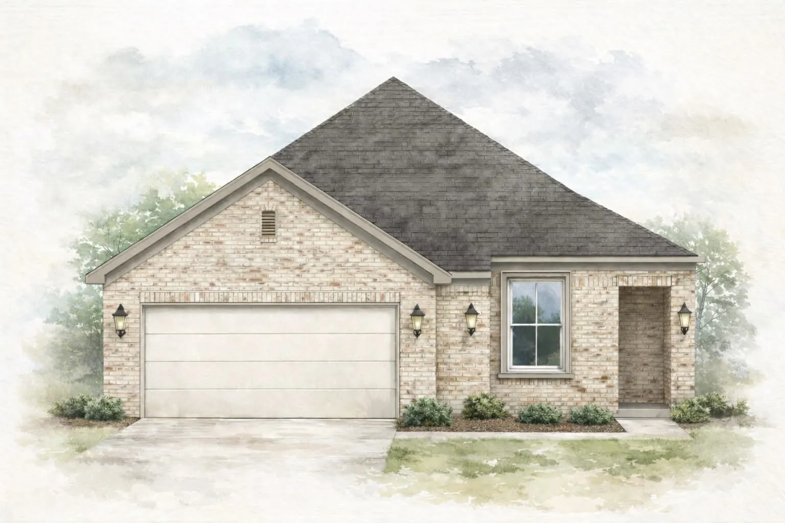 Renderings are for illustrative purposes only. Final construction, materials, and landscaping may vary. Buyer to verify all specifications