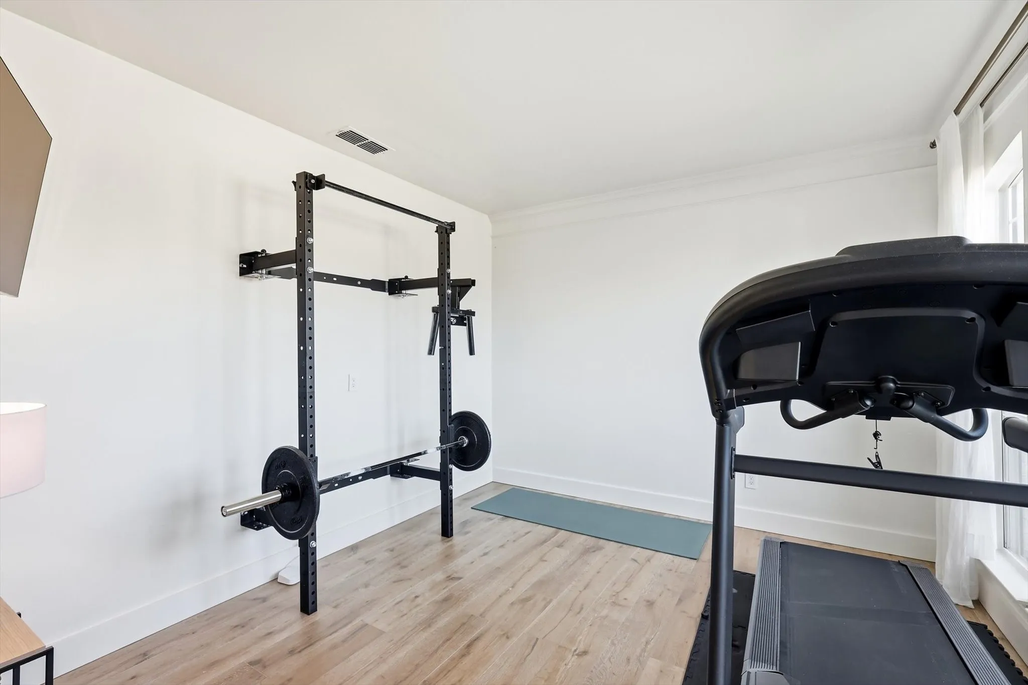 Set up as gym