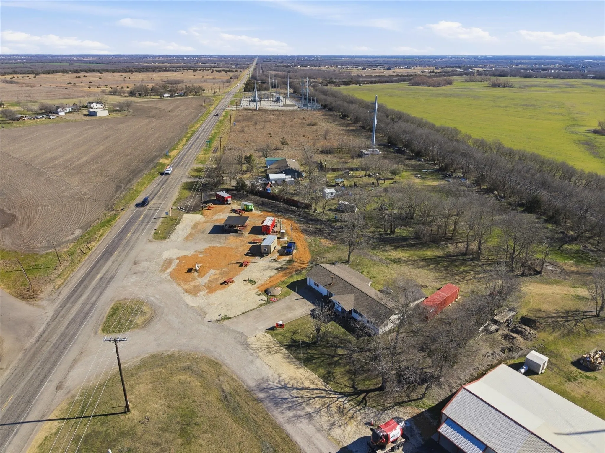 State Highway 66 East towards Caddo Mills.