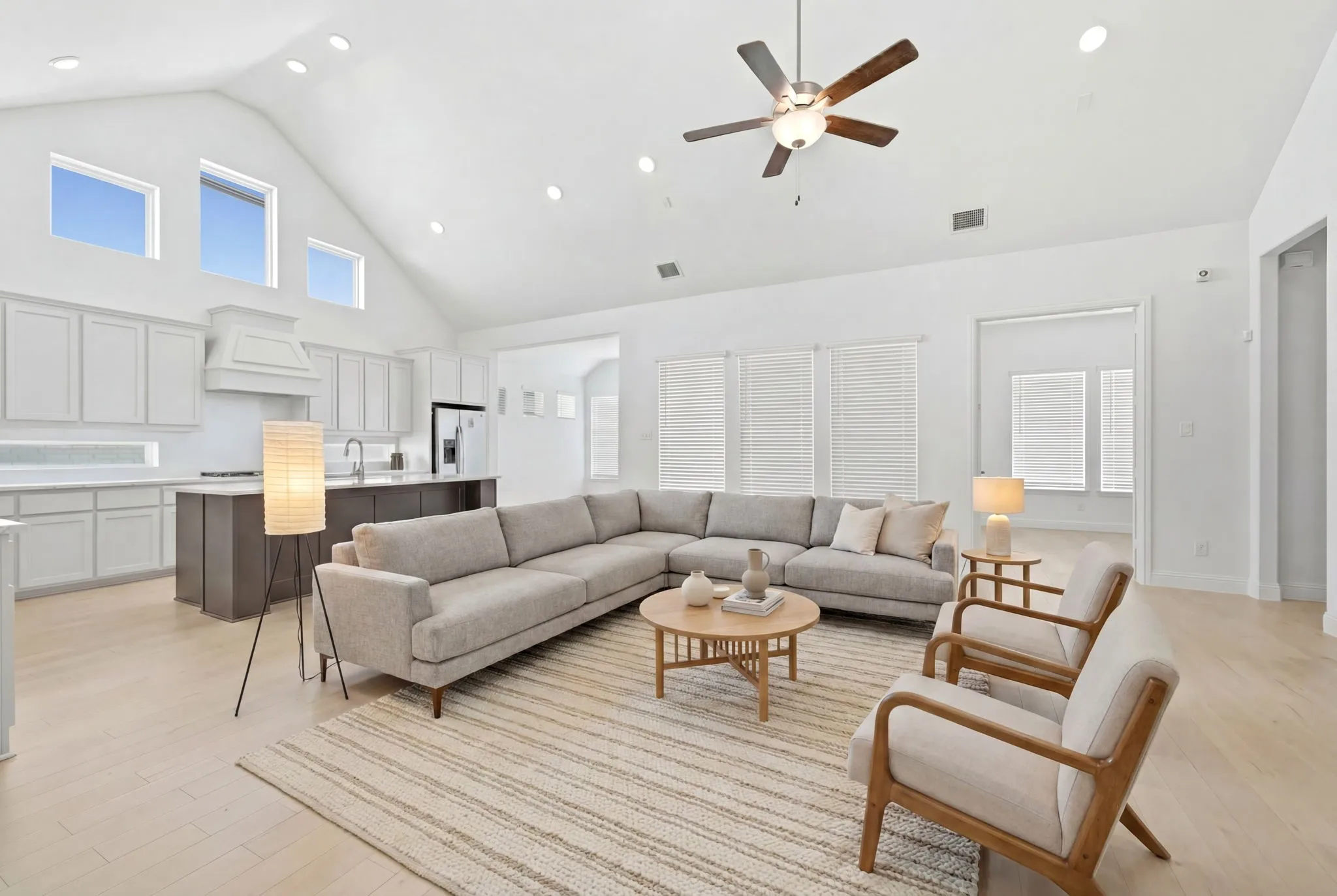Virtually Staged Living Room