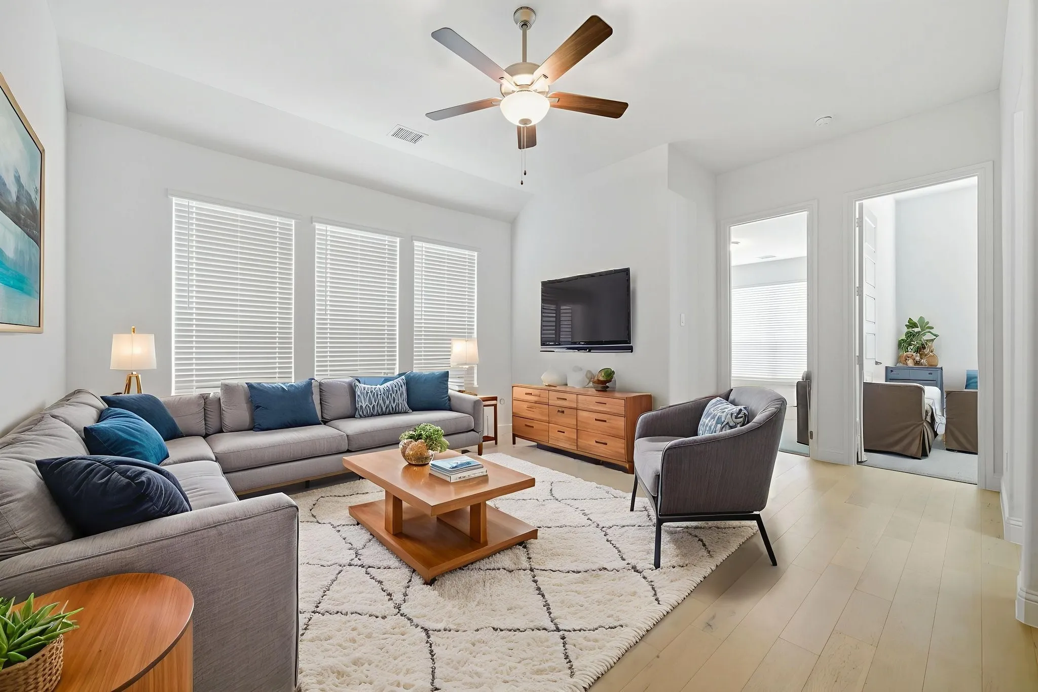 Virtually Staged - Second Living Room