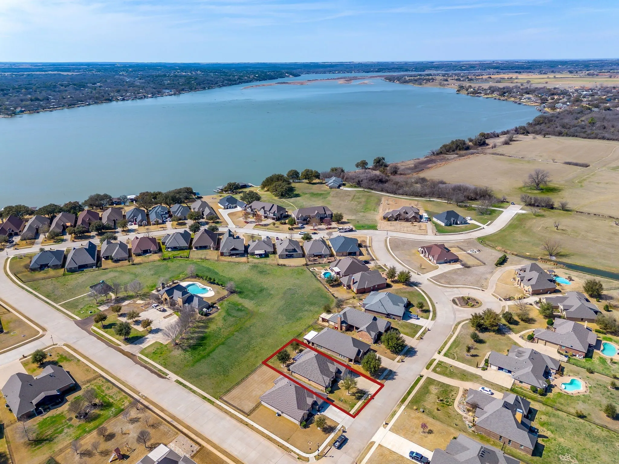 Lakeview of 3303 Ferry Boat Ln, Granbury Texas