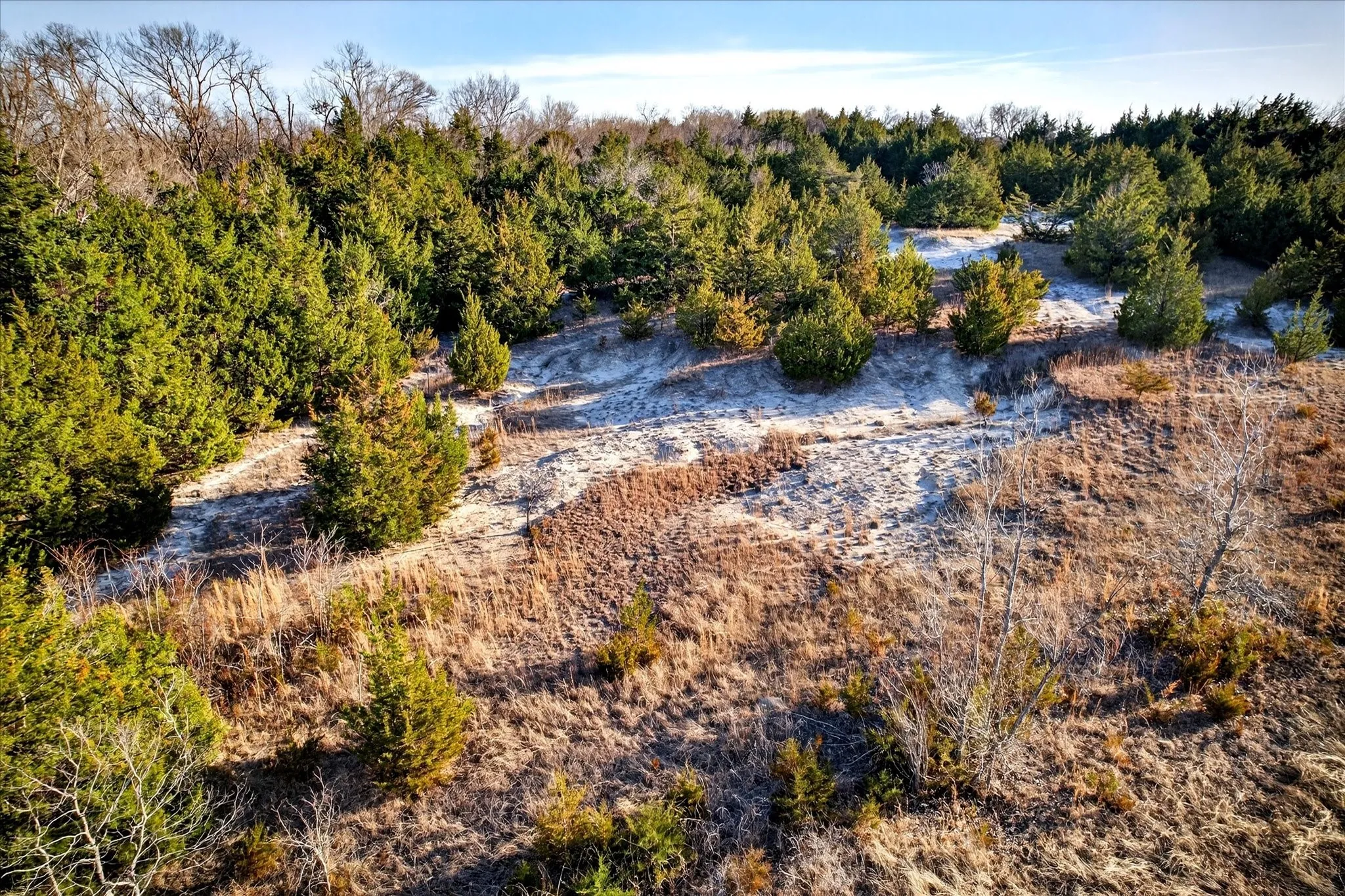 WHITEROCK OUTCROPPING ALONG CREEK AREA