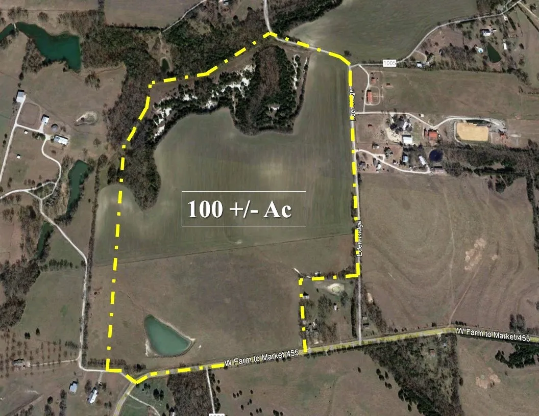 Aerial vies of approximate lines for 100 AC

