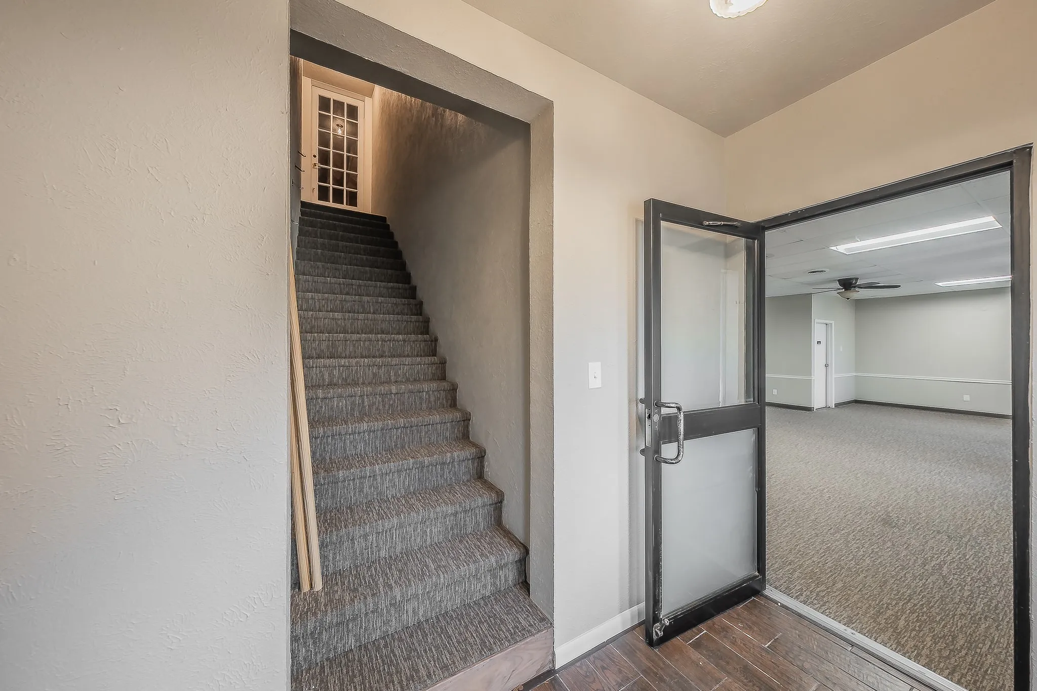 Entry to unfinished attic