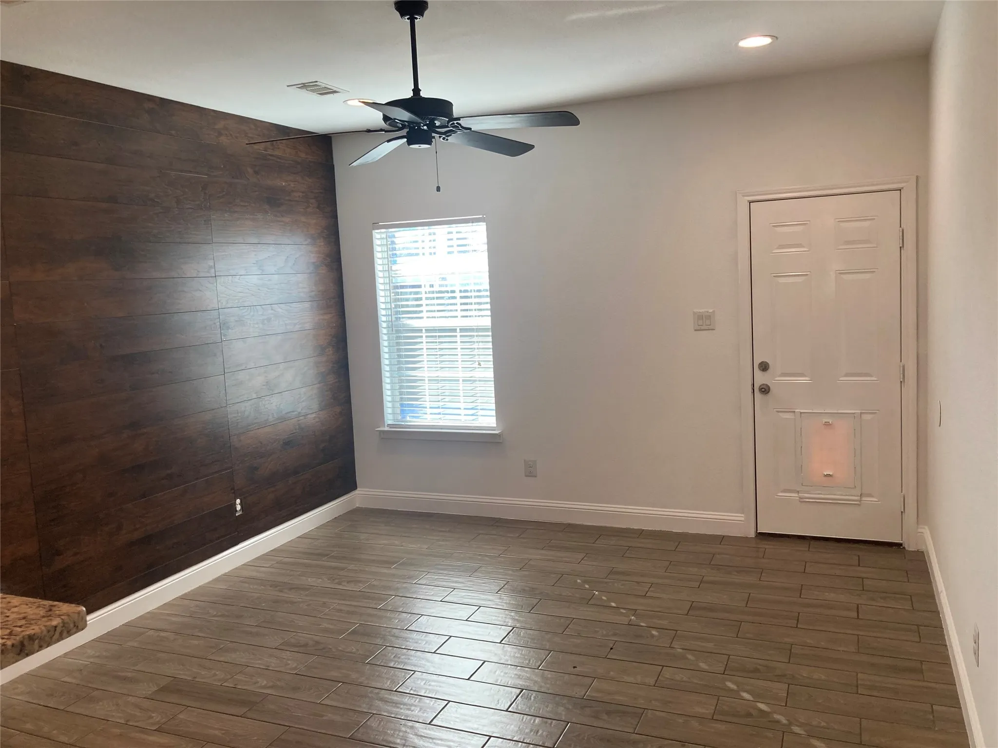 Dining Area.  Back Door is in the background.