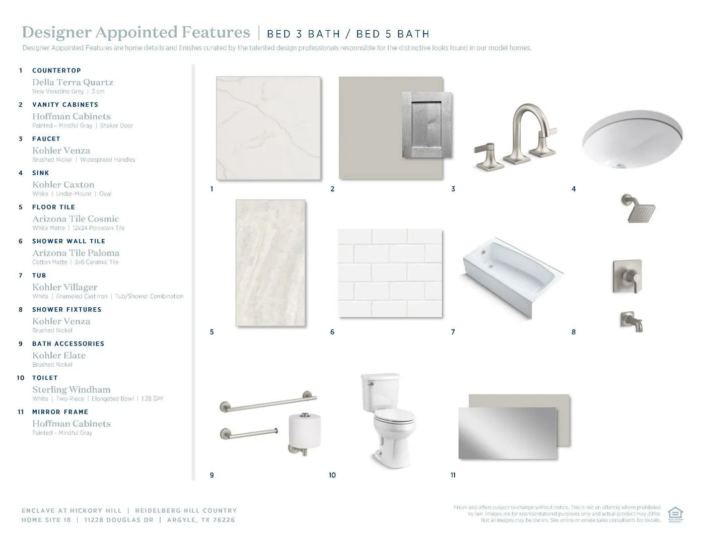  Bed 5 Bath Selections