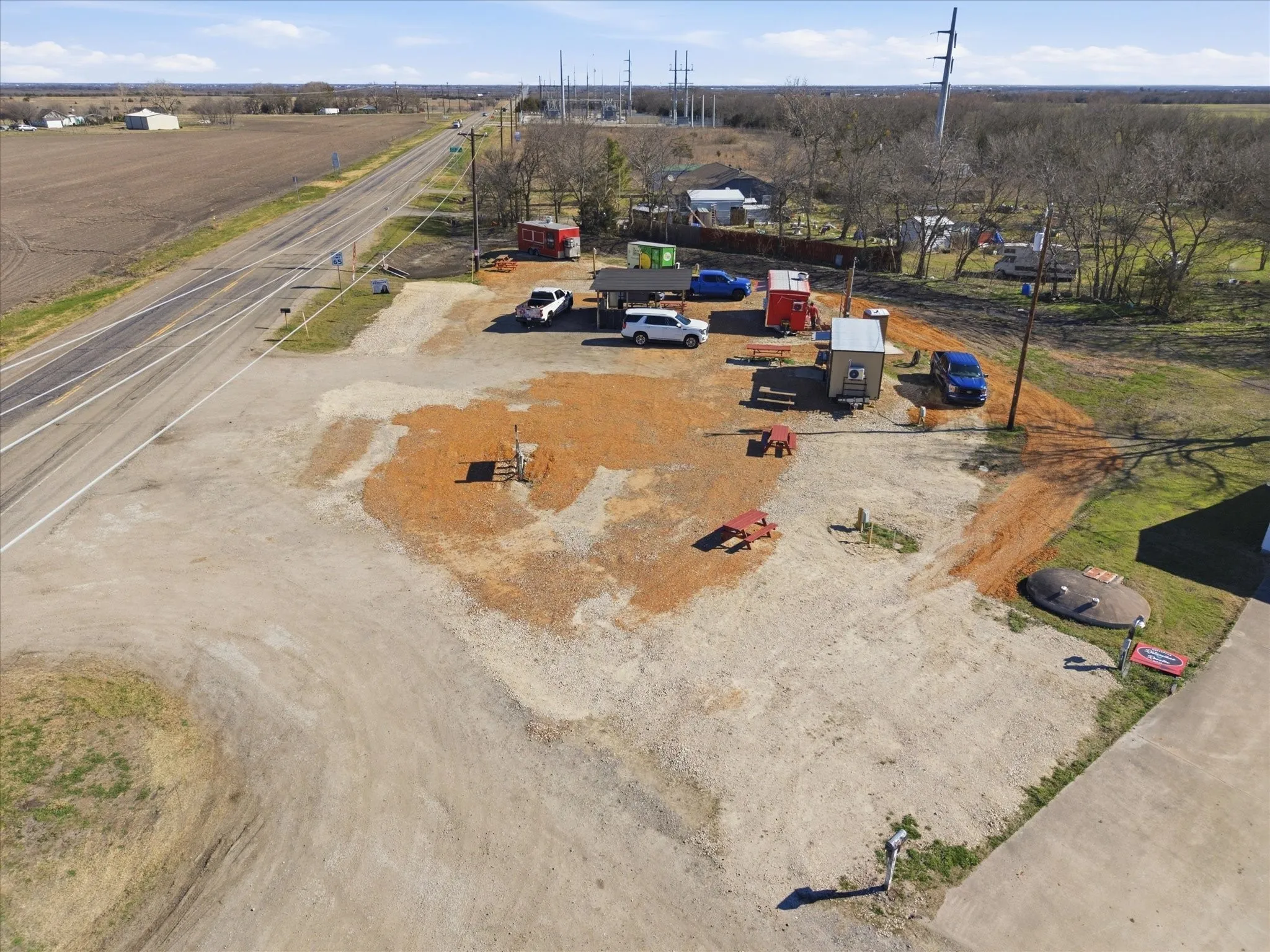 The income generating food truck court is fully leased, new trucks are coming soon.