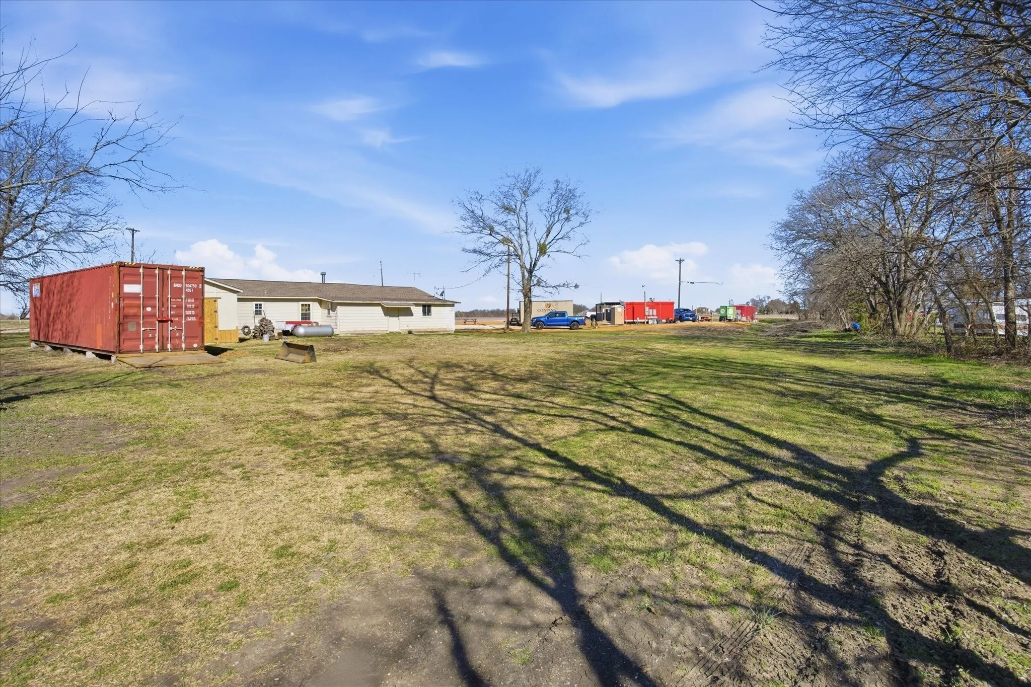 View from the back corner of the lot.