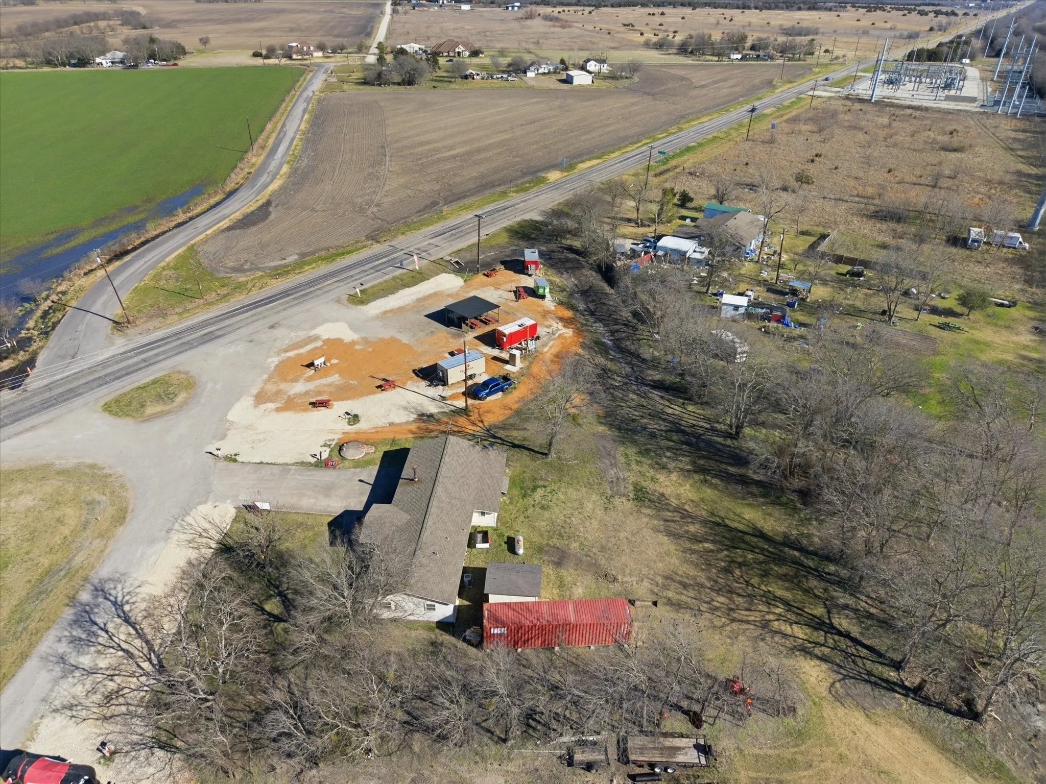 Ideally positioned just north of FM-2642 on State Highway 66, with over 200 feet of road frontage.