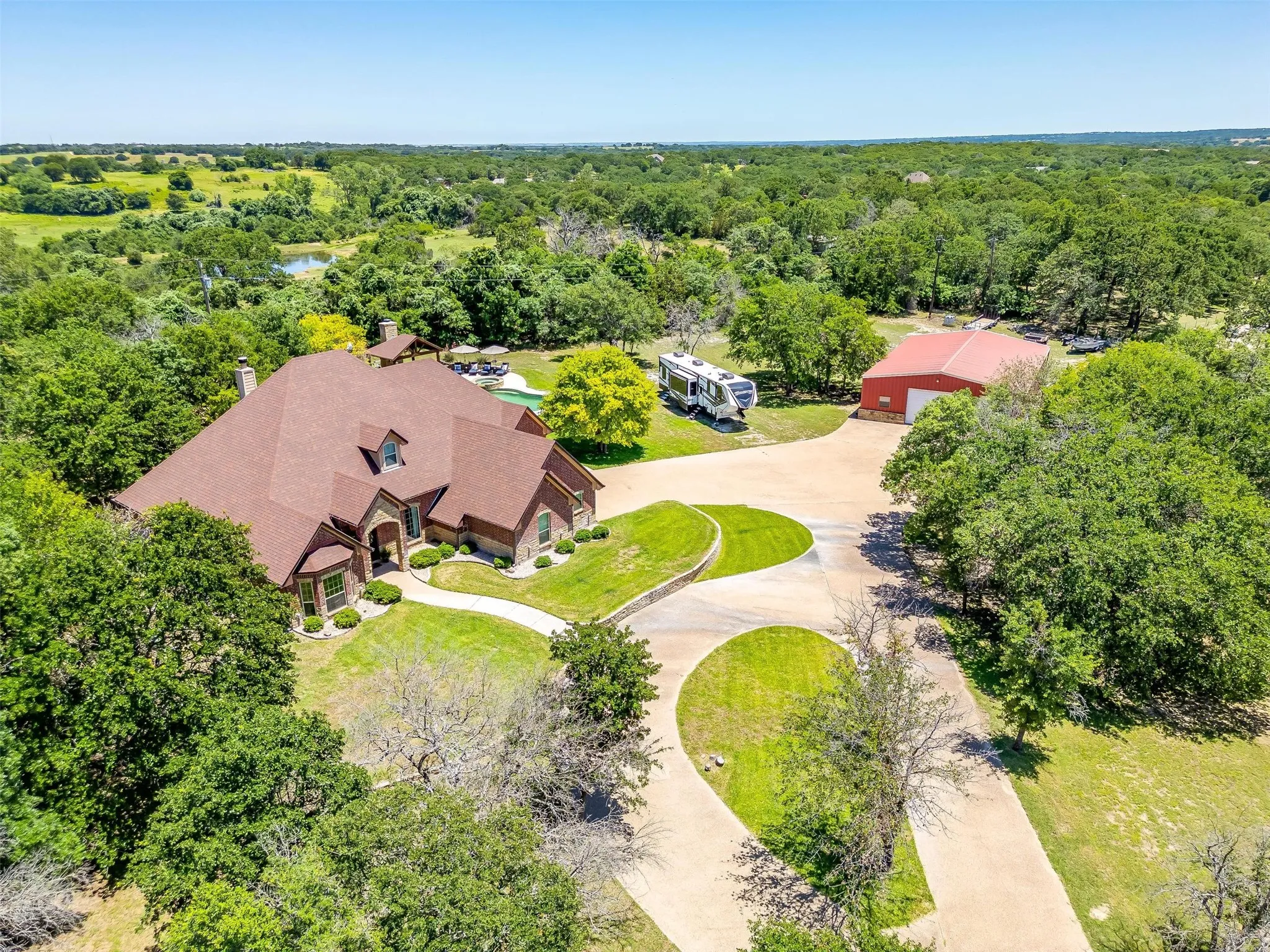 Drone / aerial view