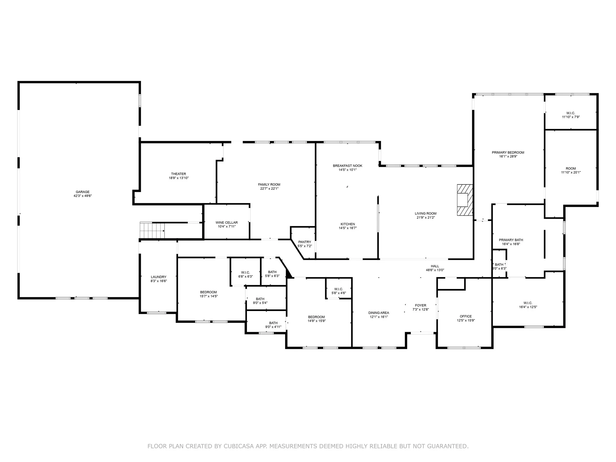 View of home floor plan