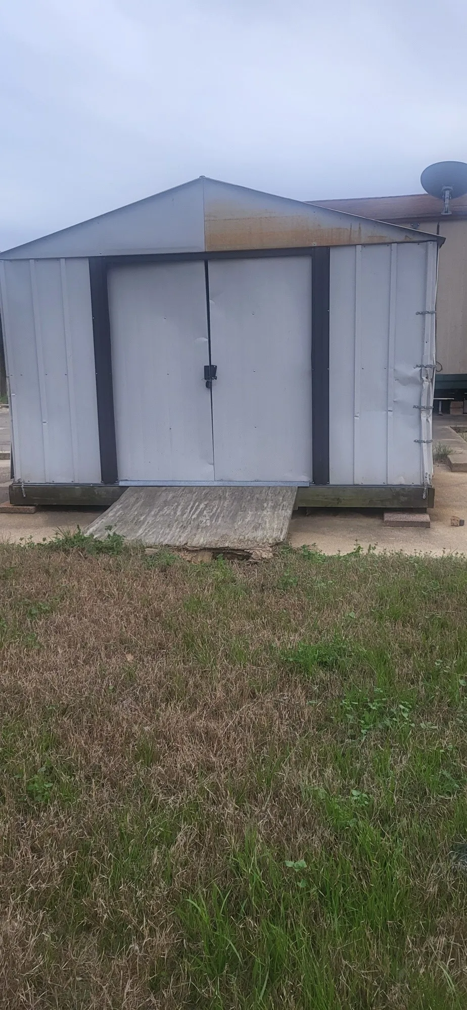 View of shed front