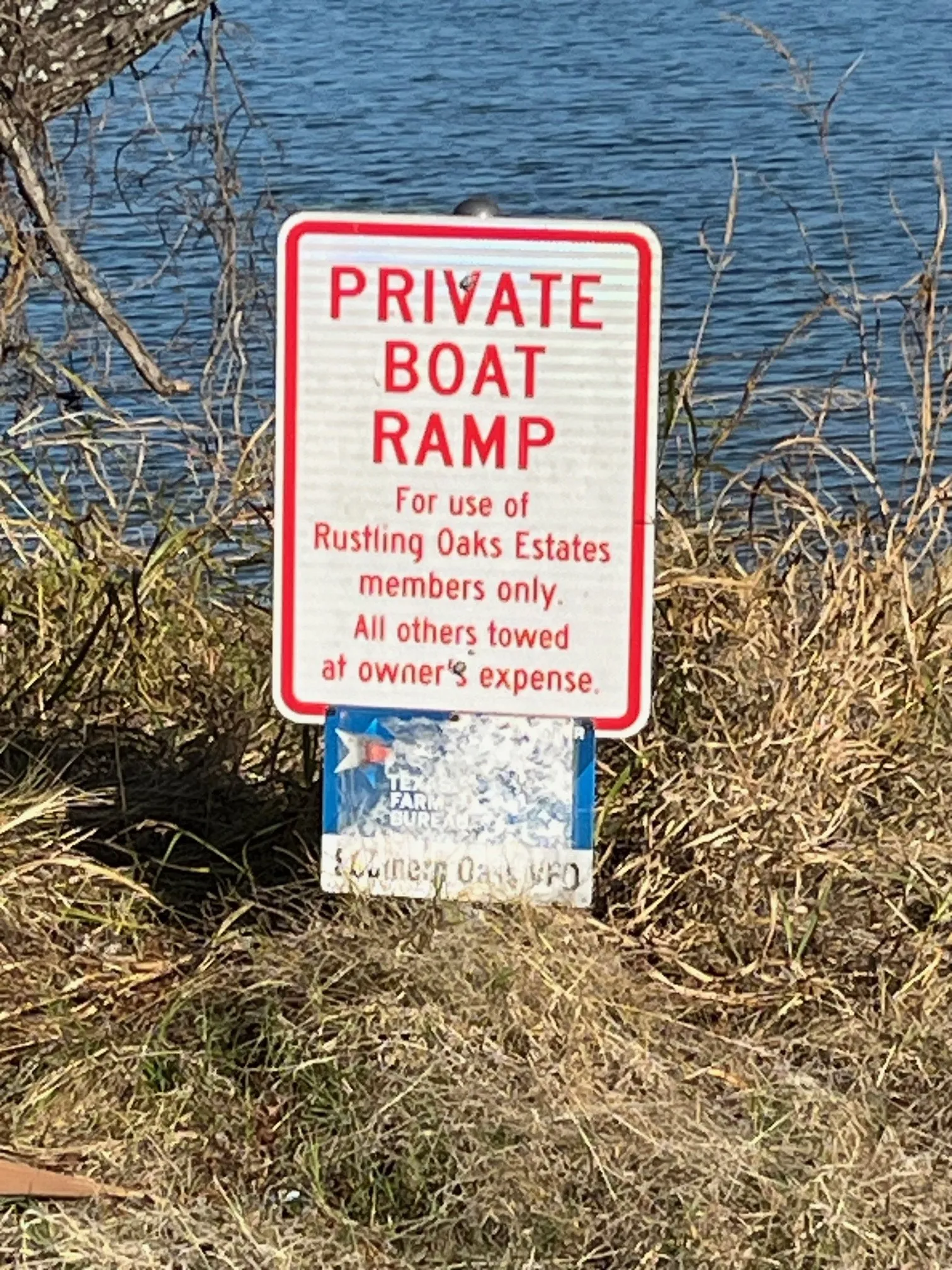 View of details at dock & boat ramp