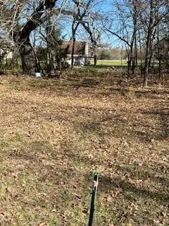 stake from when new neighbors purchased at back area