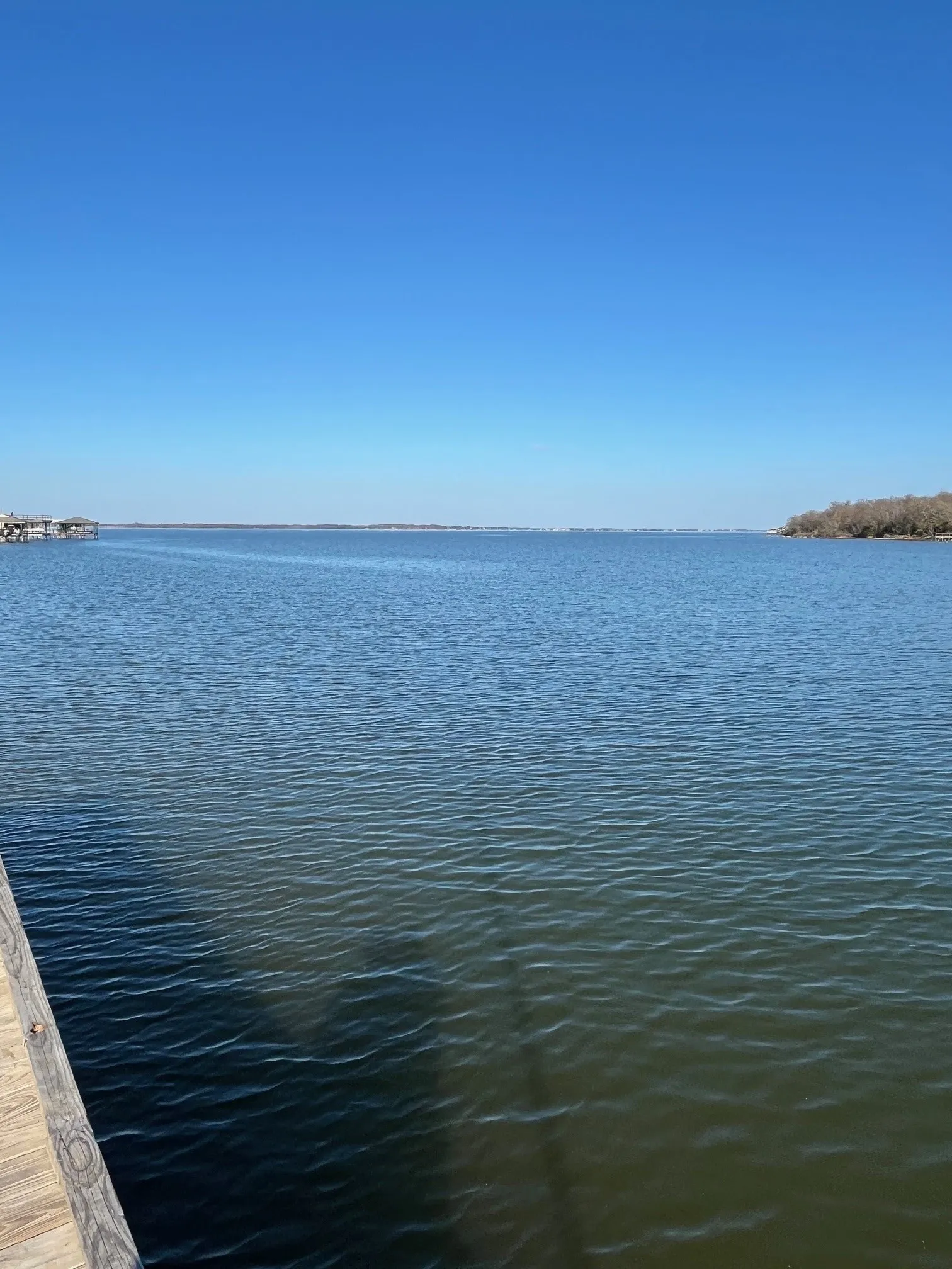  view of lake from dock