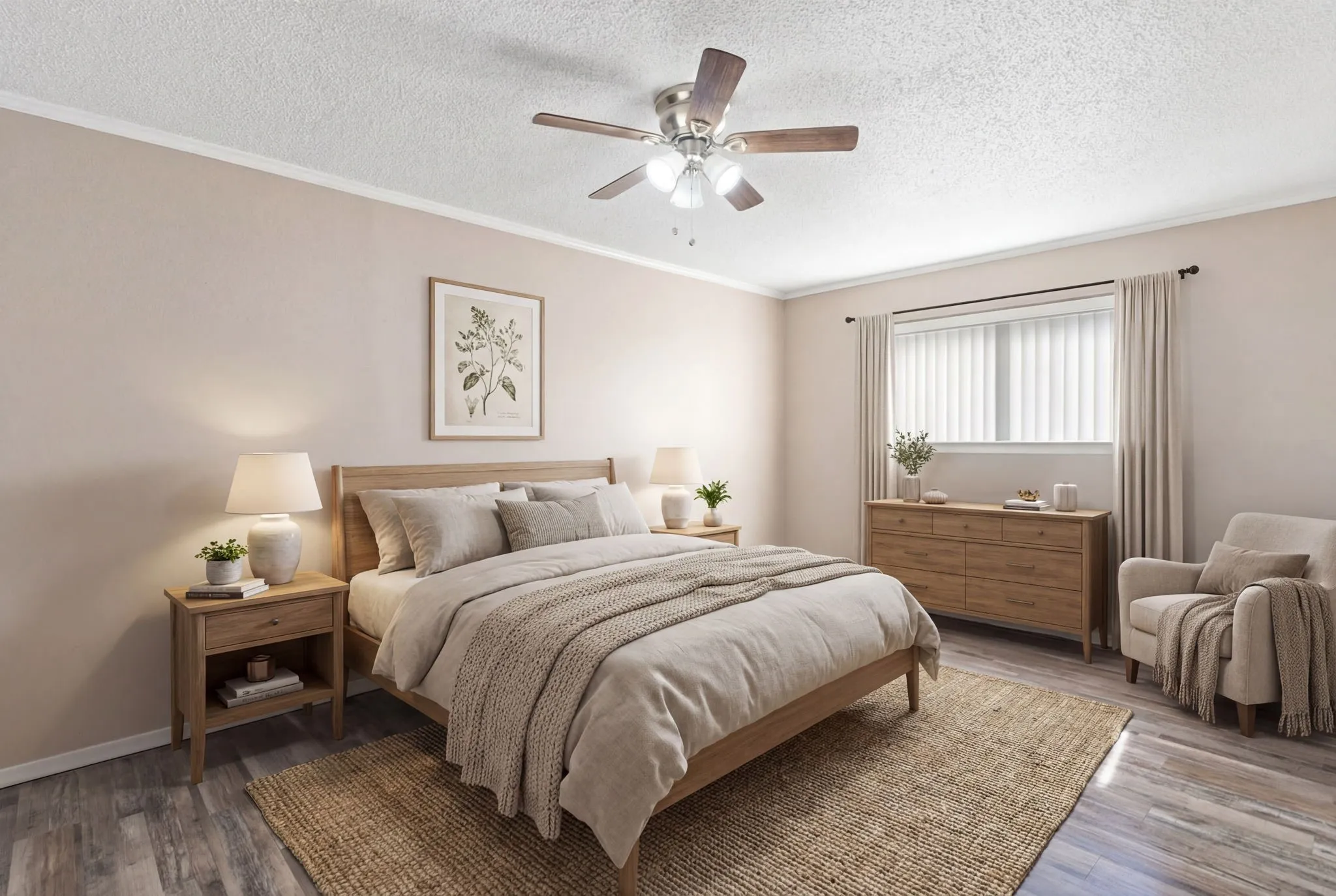 Staged Bedroom