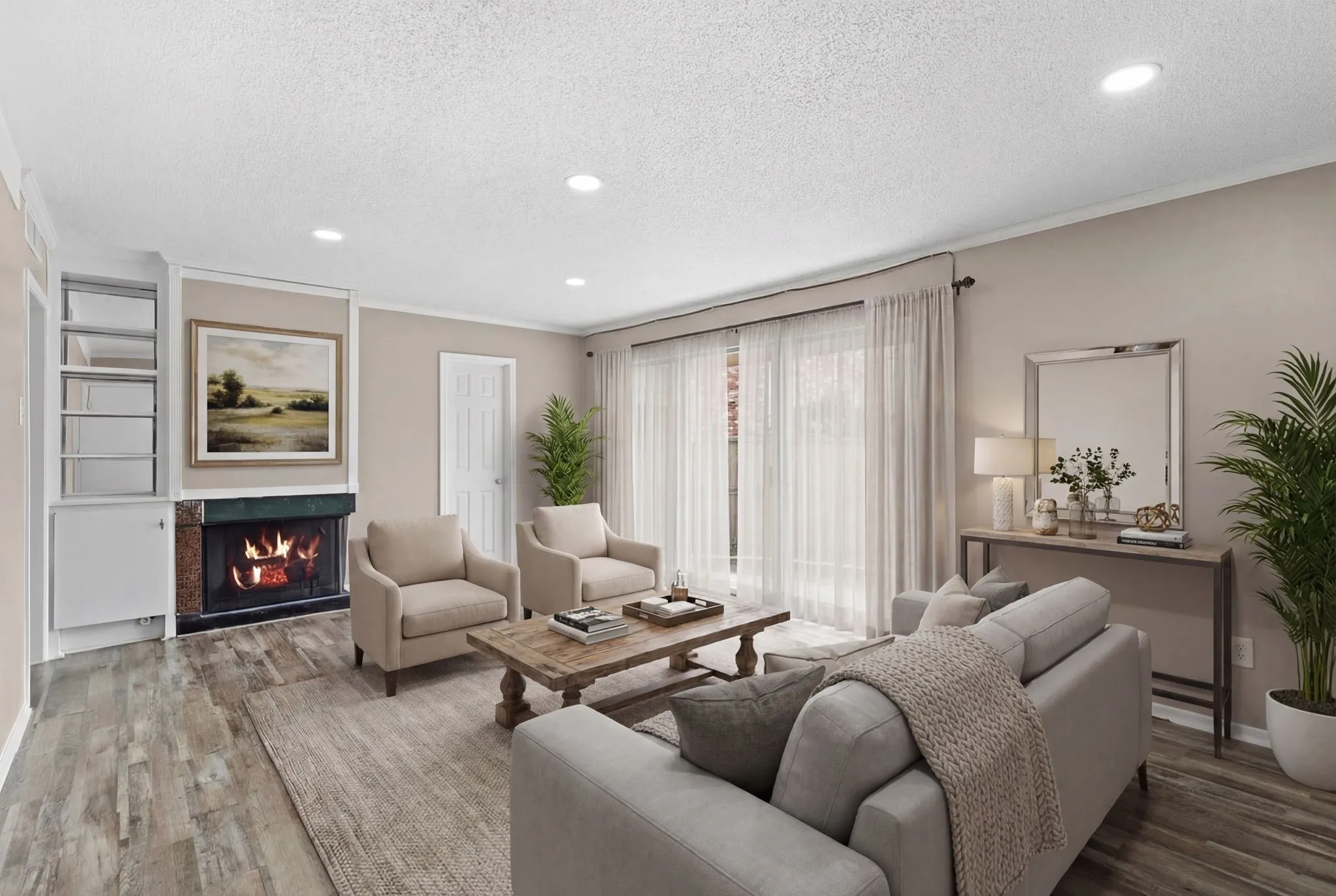 Staged Living Room