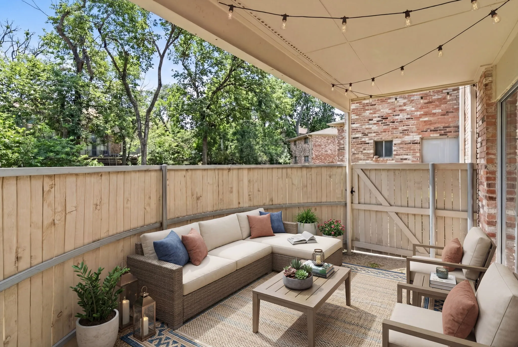 Staged Patio