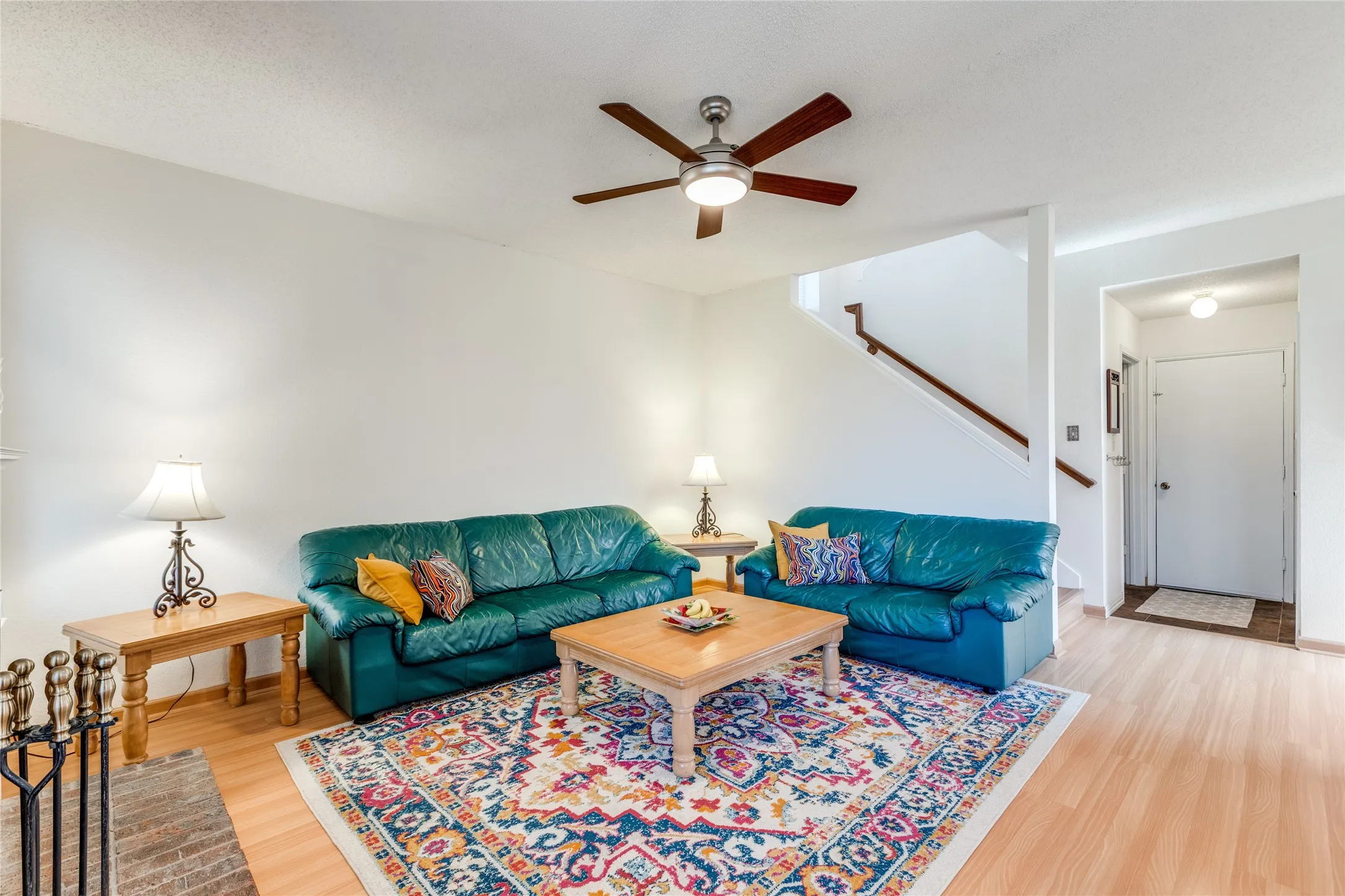Downstairs living room.